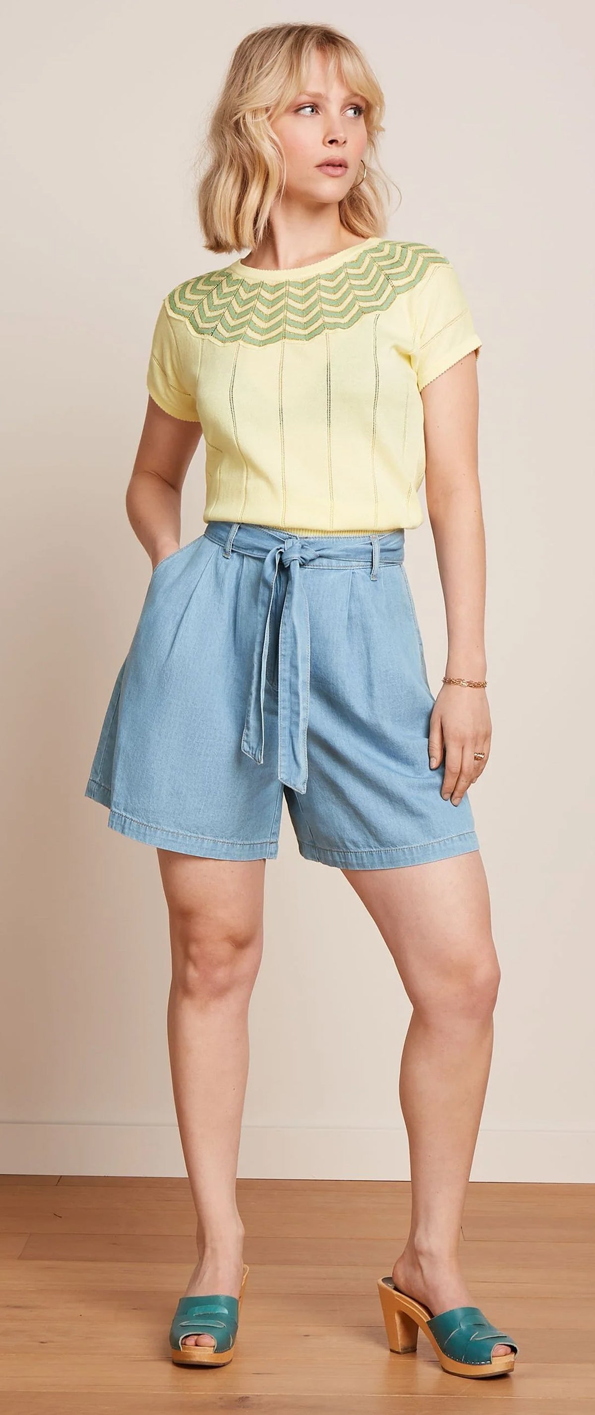 King_Louie_YOKE_HOOPS_Lochmuster_ZICKZACK_Feinstrick_Kurzarm_SHIRT_Oberteil_Top_-_Cremefarben-2g0l85Rda6Ha7F