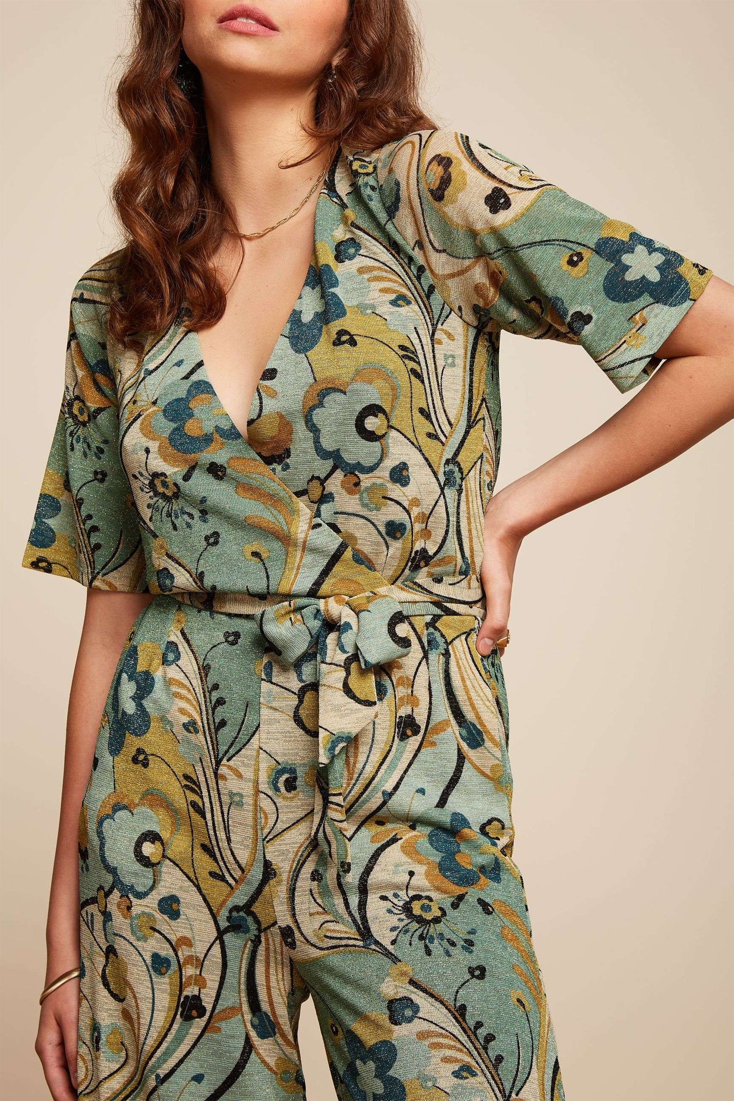King_Louie_ZITA_FRENZY_Vintage_Kurzarm_Glitzer_Floral_JUMPSUIT_Overall_-_Dusty_Turquoise-2