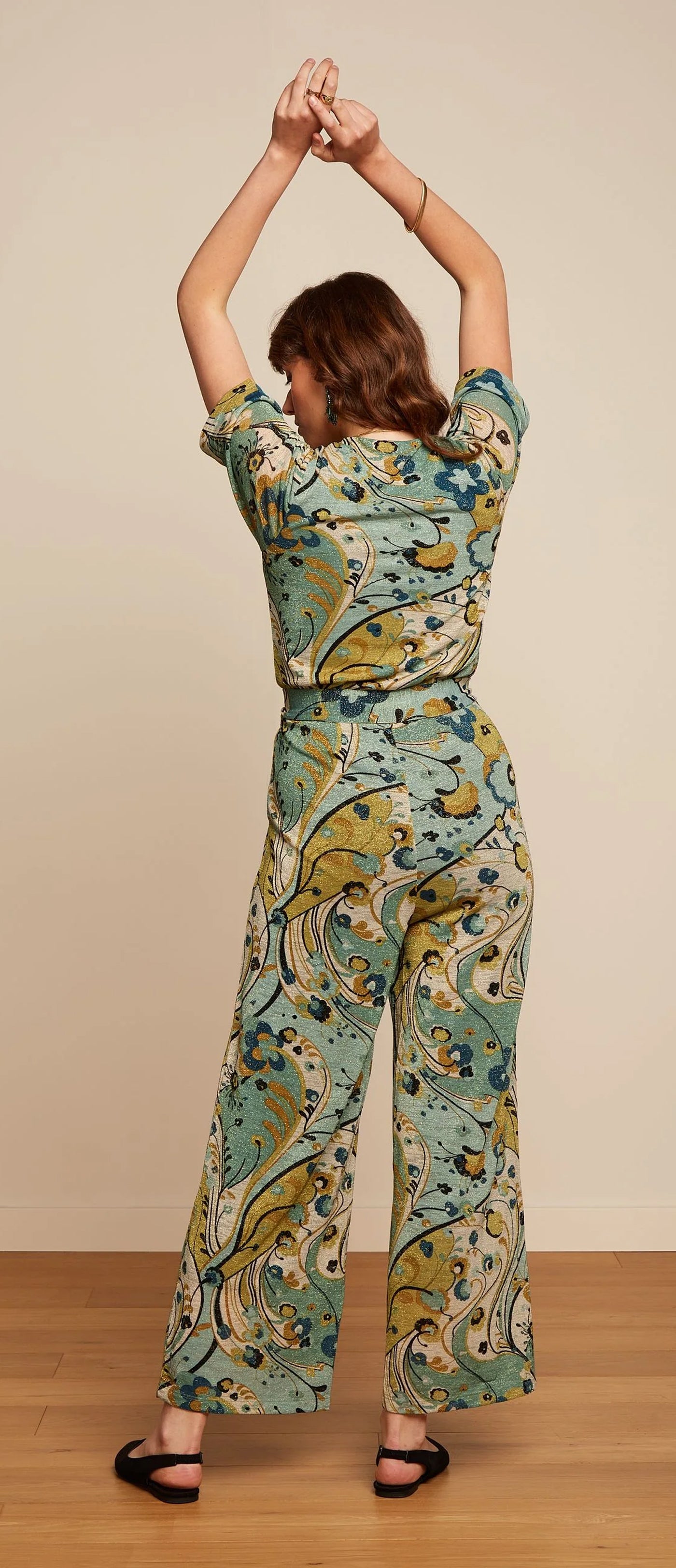 King_Louie_ZITA_FRENZY_Vintage_Kurzarm_Glitzer_Floral_JUMPSUIT_Overall_-_Dusty_Turquoise-3