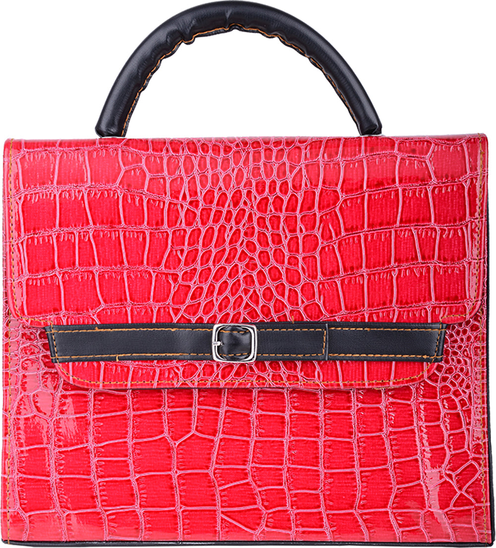 Kuestenluder_40s_REPRO_Kroko_LUCILE_Handtasche_rot