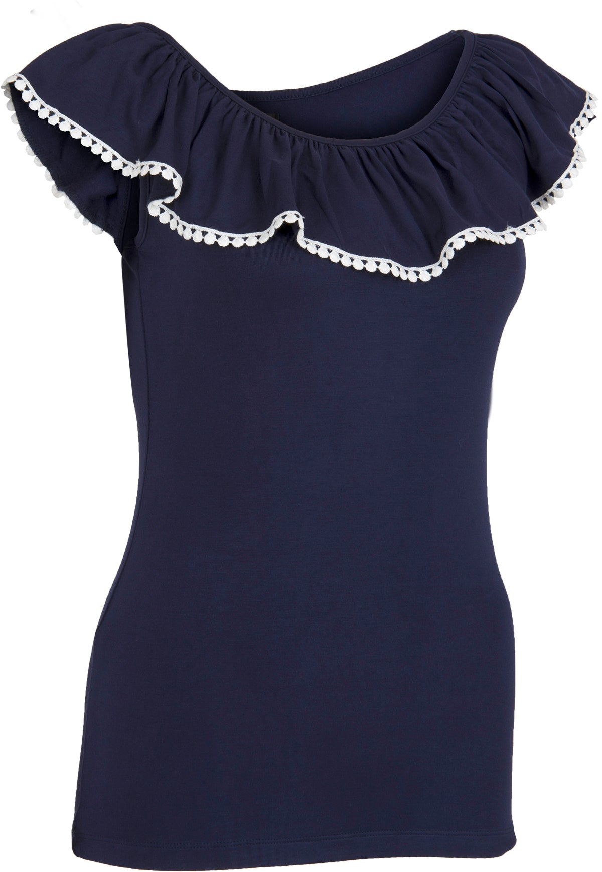 Kuestenluder_ADRIENNE_Vintage_POMPOM_Volant_OBERTEIL_Top_Navy-3DeM9lo1UuxEjc