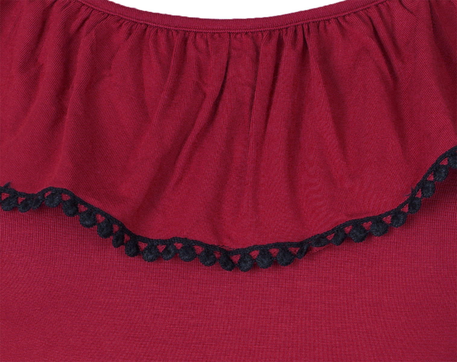 Kuestenluder_ADRIENNE_Vintage_POMPOM_Volant_OBERTEIL_Top_Rot-4iM0zgO59t7zEP