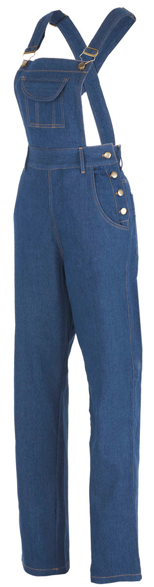 Kuestenluder_AENNA_Denim_High_Waisted_Vintage_DUNGAREES_Jeans_LATZHOSE-2