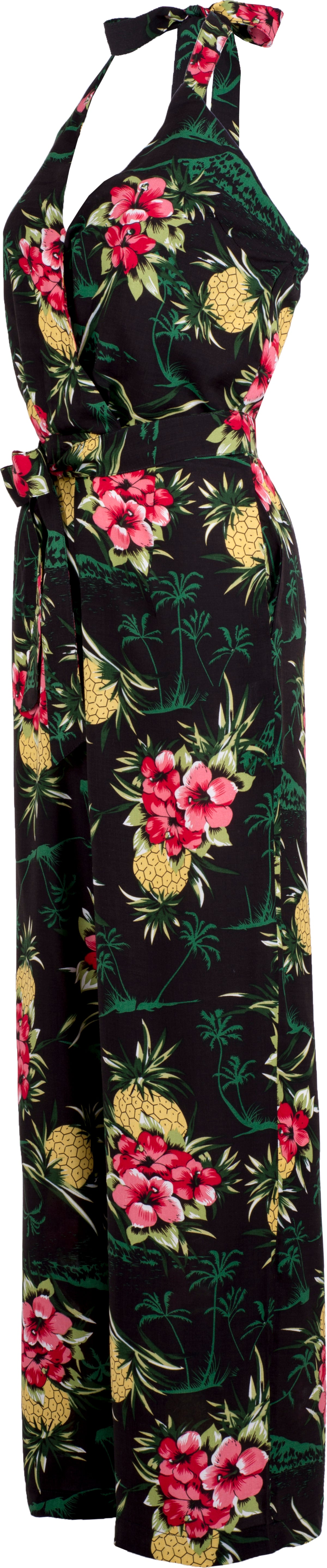 Kuestenluder_ALUNA_Hibiskus_ANANAS_Palmen_V-Neck_JUMPSUIT_Overall-2