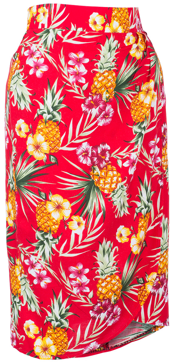 Kuestenluder_AOLANI_Hibiskus_ANANAS_Pencil_SARONG_Pencil_Rock_Rot-3