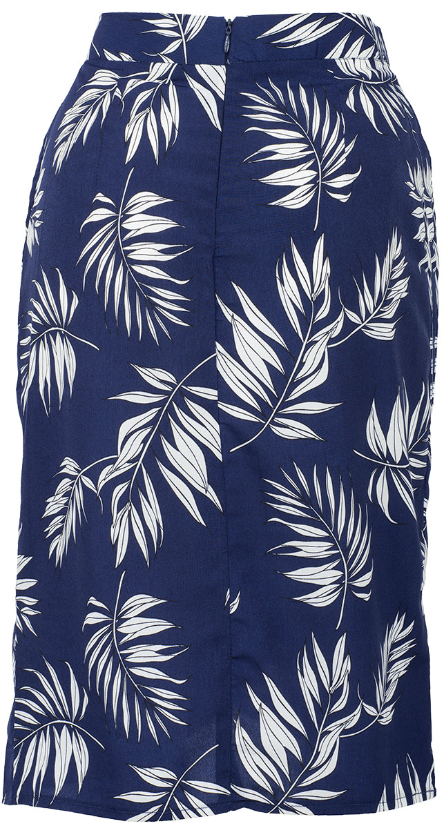 Kuestenluder_AOLANI_Tropical_PALM_LEAF_Palmenblaetter_SARONG_Rock_Blau-4