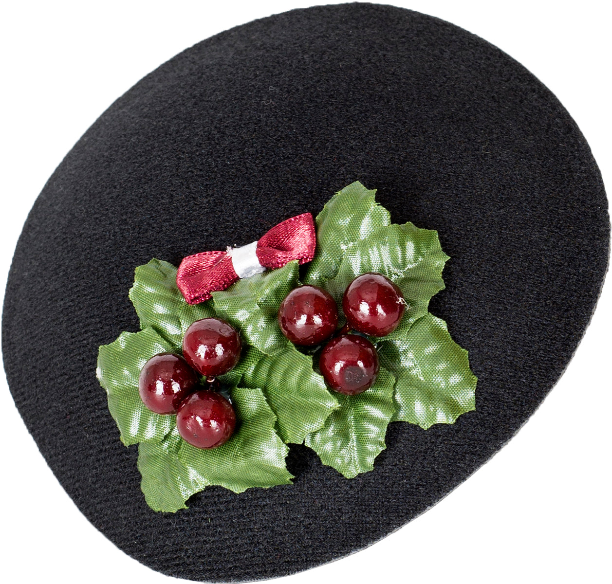 Kuestenluder_ARLETTE_Vintage_HOLLY_BERRY_Bow_PILLBOX_Huetchen-2