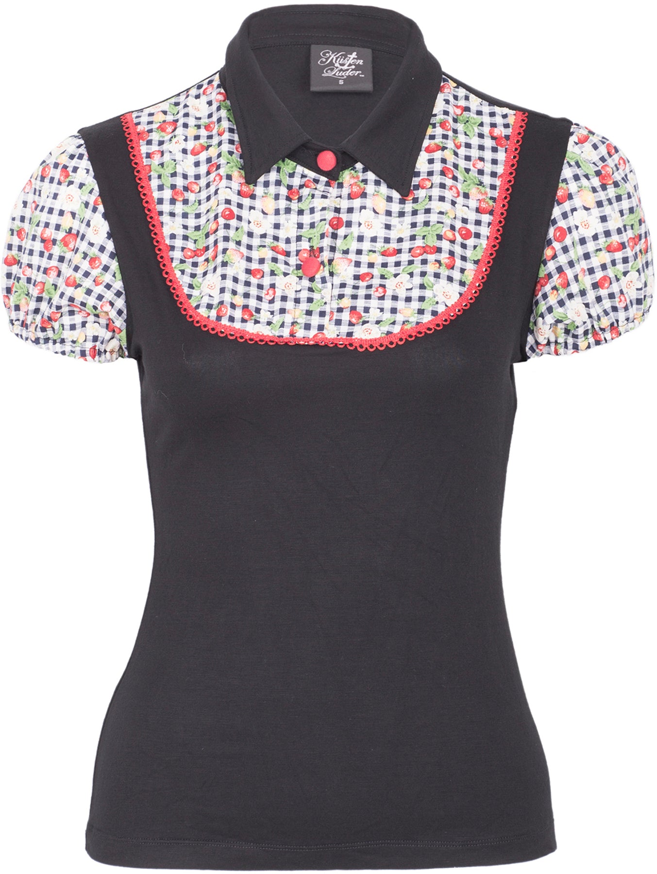 Kuestenluder_CALLIE_Strawberry_SCOT_50s_Pin_Up_Blusen_SHIRT_killer_kirsche