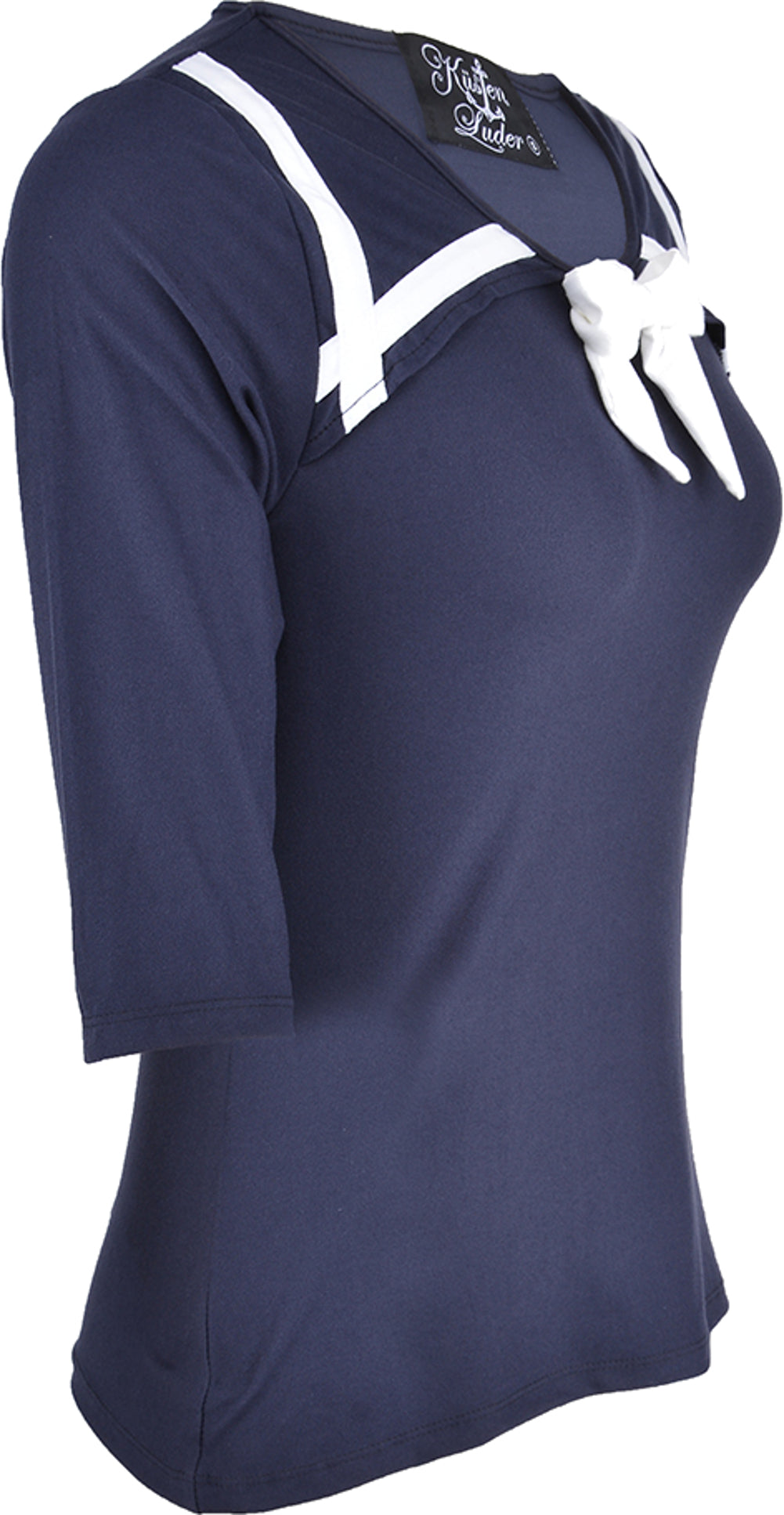 Kuestenluder_CAROLINE_50s_Matrosen_Sailor_Knot_Pin_Up_SHIRT_-_Blau_25czyYtBSIFlOI