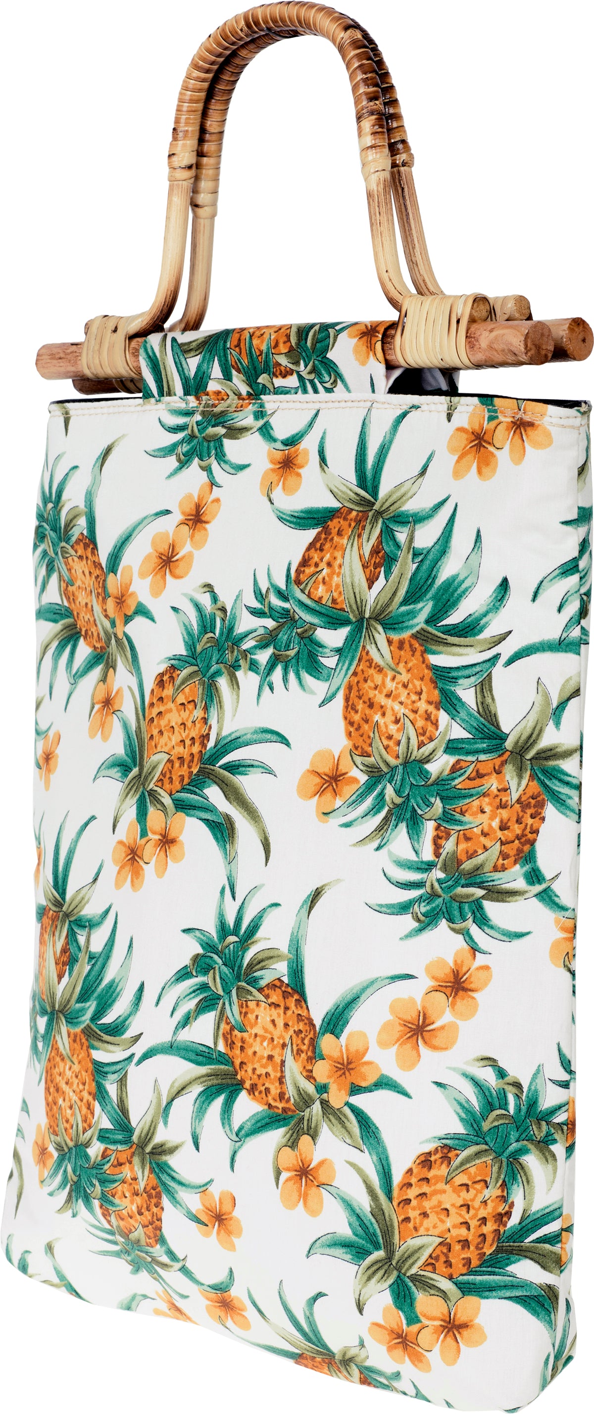 Kuestenluder_CATHLEN_Pineapple_FRANGIPANI_Bambushenkel_HANDTASCHE_weiss-2blQLZJdrrAxqK