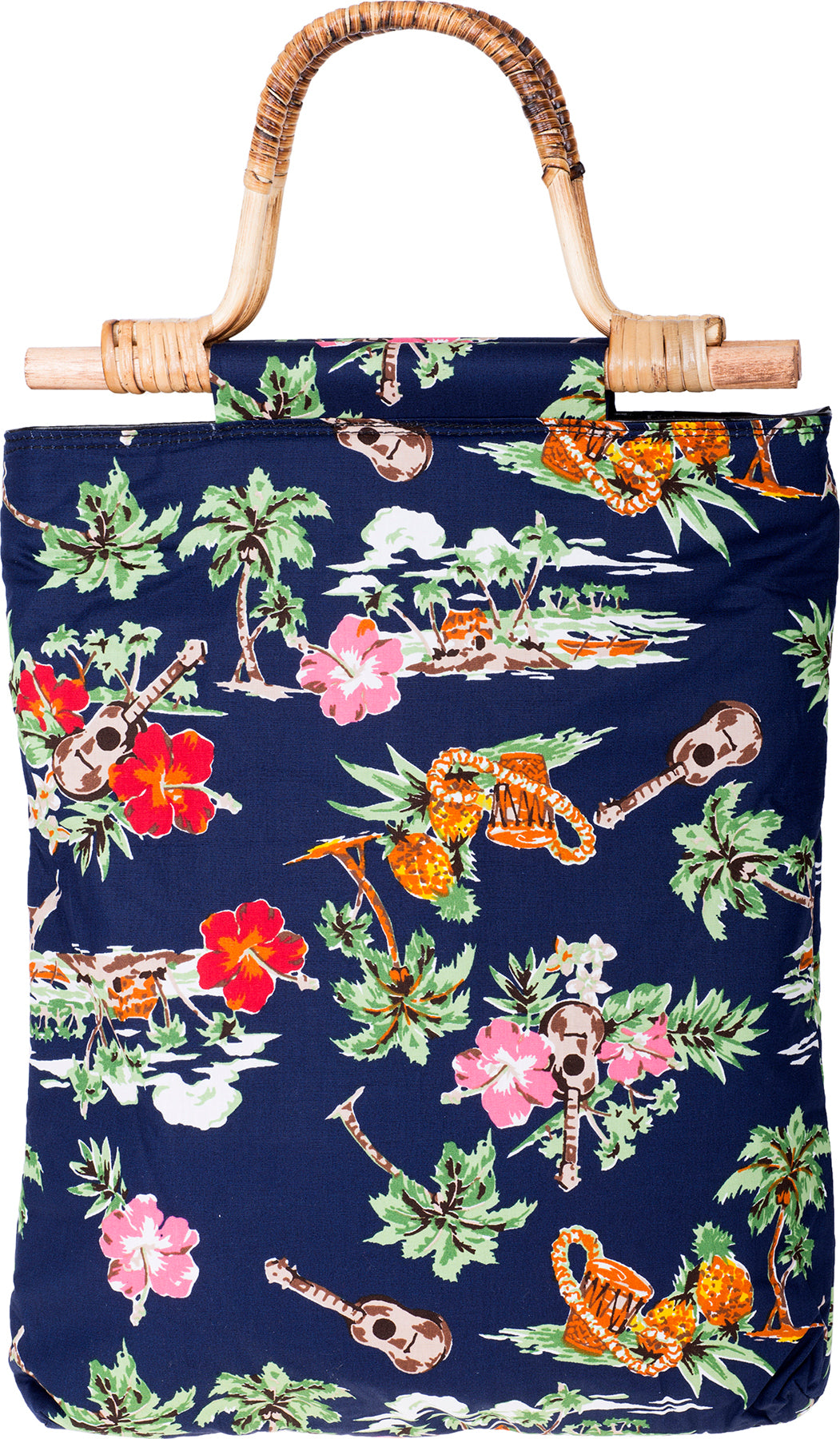 Kuestenluder_CATHLEN_Tiki_ISLAND_Palmen_BAMBOO_Handle_HANDTASCHE_blau_killer_kirscheopCG69wSubuKE