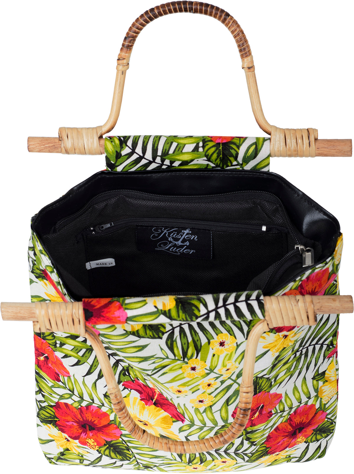 Kuestenluder_CATHLEN_Tropical_FLOWERS_Bambushenkel_HANDTASCHE-5ug7QbmwtFokBS