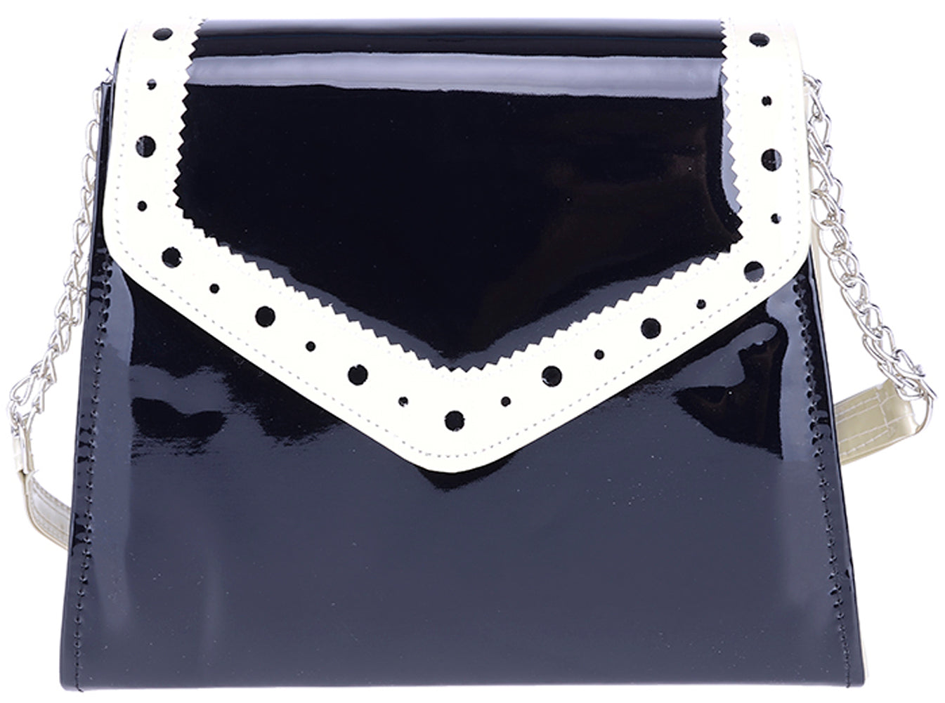Kuestenluder_DEADRA_Budapester_BROGUE_Lack_Vintage_Handtasche_schwarzWZaSbWKvCL9mv