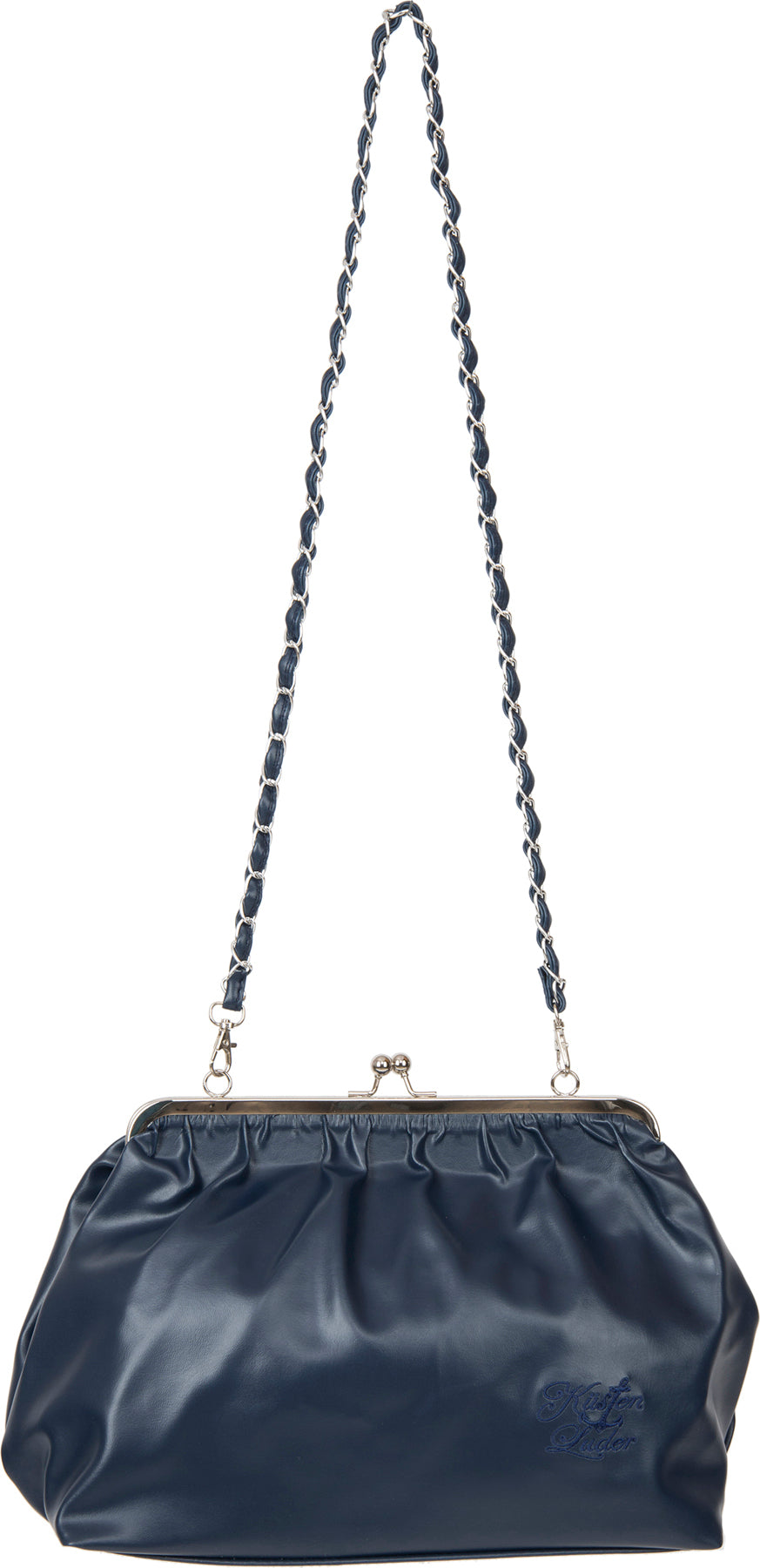 Kuestenluder_DORENA_50s_Kisslock_LOGO_Chain_Vintage_Handtasche_-_Navy_killer_kirscheSw1SgqlB780aH