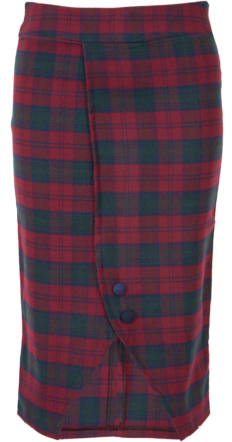Kuestenluder_ELFIE_Karo_TARTAN_Vintage_PENCIL_Skirt_TULPENROCK_Rot_killer_kirscheqgiD4D1SgN862