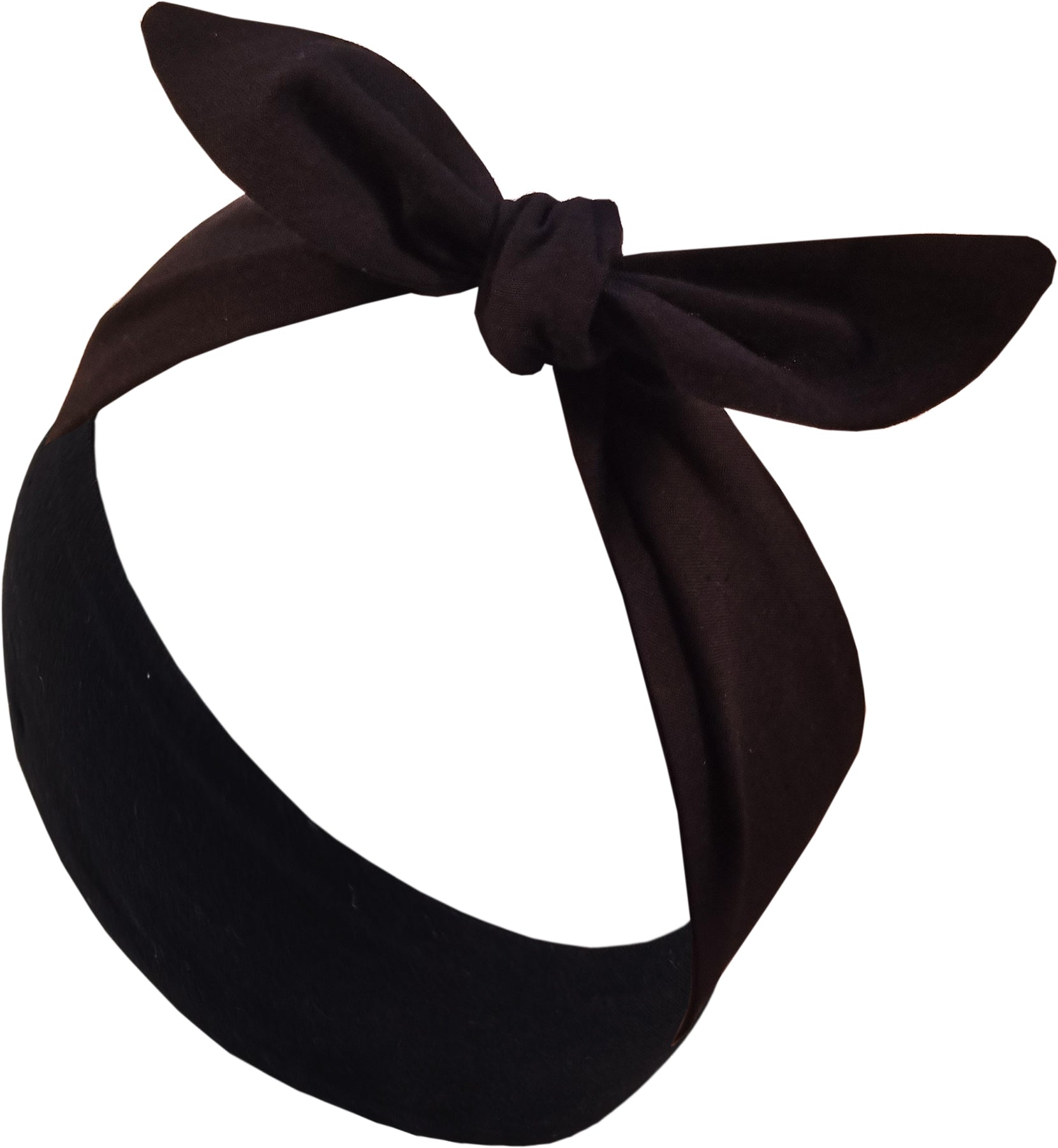 Kuestenluder_FJELLA_BASIC_Vintage_EINFARBIG_Pin_Up_50s_HAARBAND_Hairband_-_Schwarz_Killer_Kirsche-2