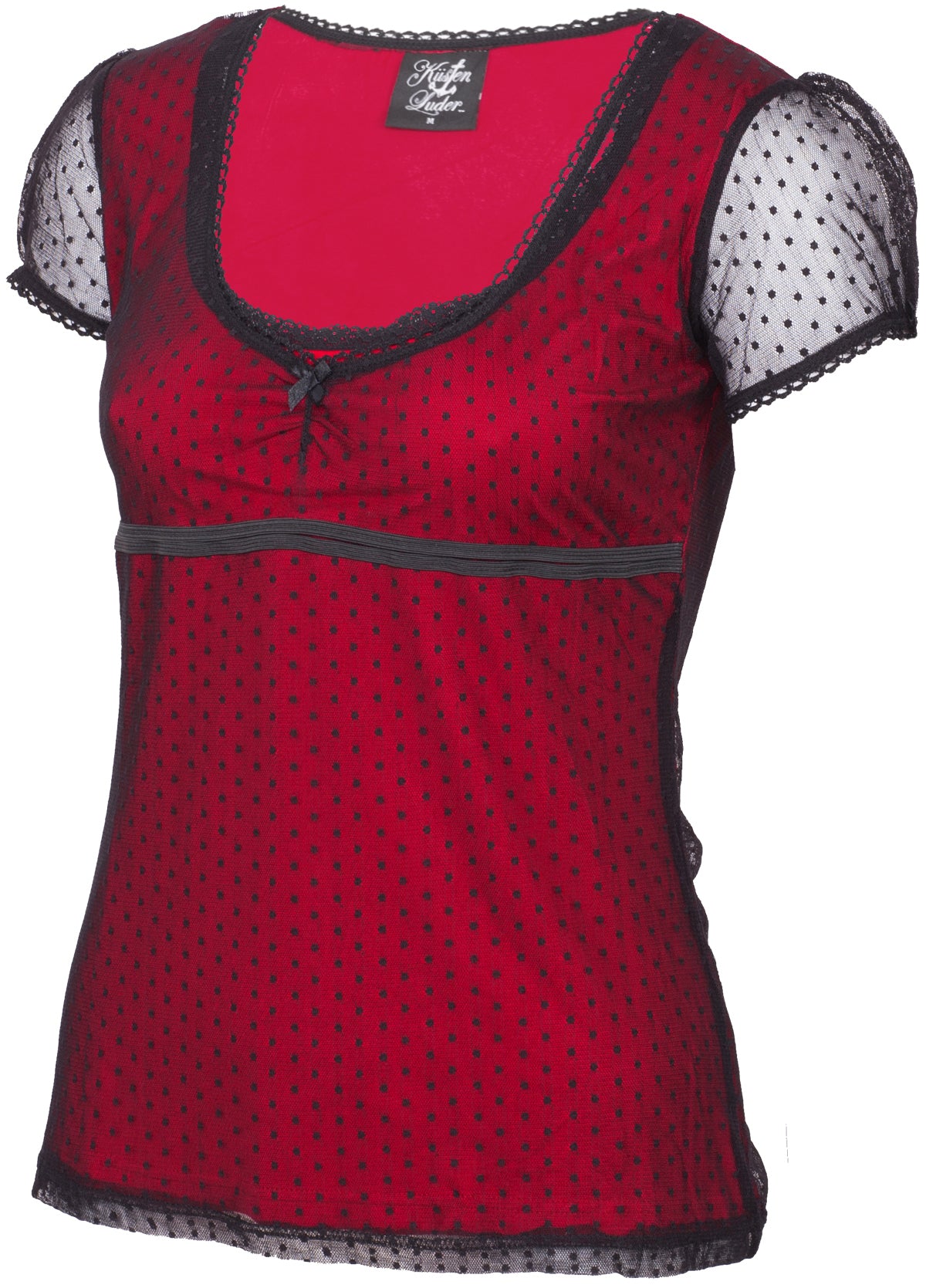 Kuestenluder_HARMONY_Vintage_TULLE_Lace_Polka_Dots_Oberteil_SHIRT_-_Rot-3or7RJHSdsKm0r