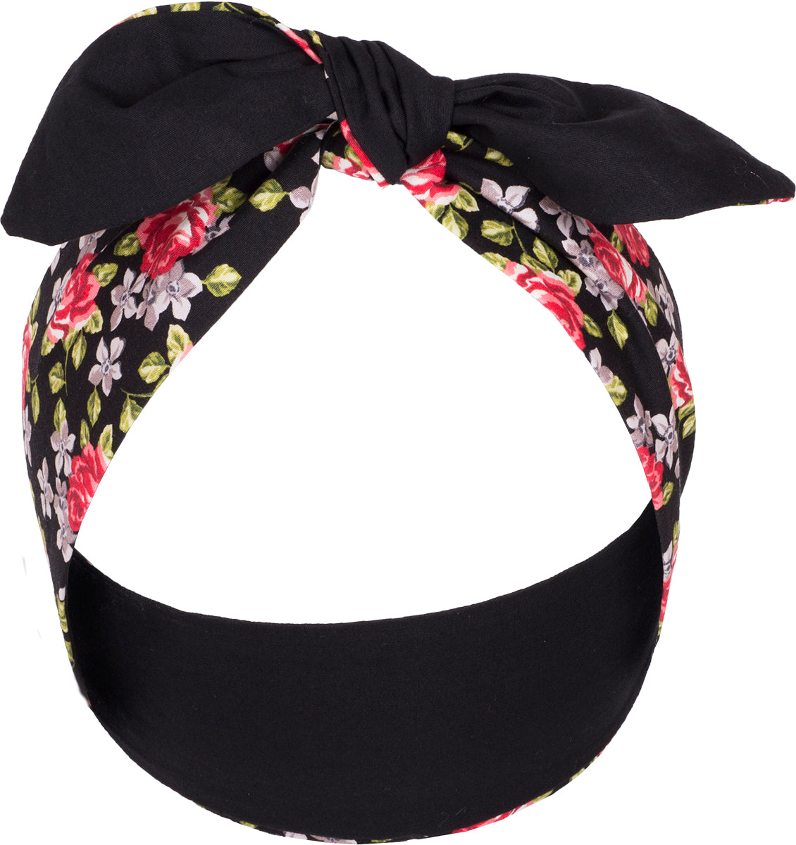 Kuestenluder_ISALINE_Plain_Black_ROSEN_Floral_Vintage_HAARBAND_Hair_Band-1VaaJ7NNwa7omT