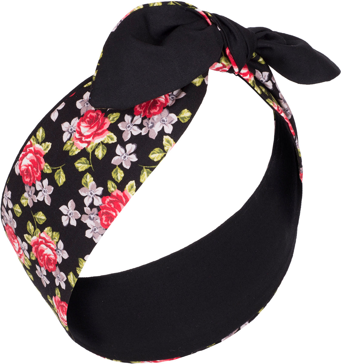 Kuestenluder_ISALINE_Plain_Black_ROSEN_Floral_Vintage_HAARBAND_Hair_Band-2g7cM1wbhDeb0b