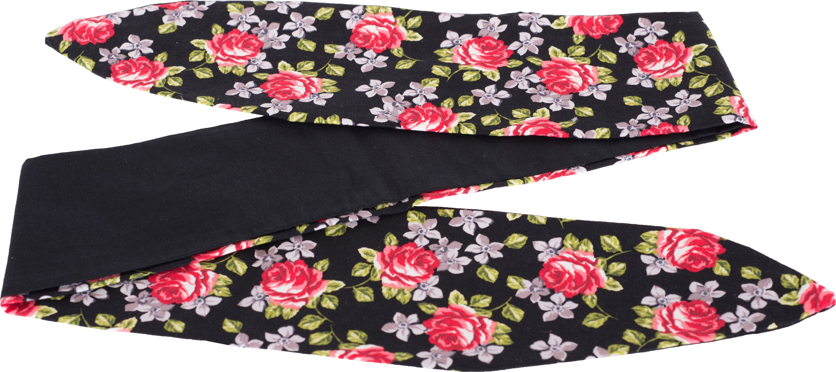 Kuestenluder_ISALINE_Plain_Black_ROSEN_Floral_Vintage_HAARBAND_Hair_Band-4bDFHVCpGOeyHp