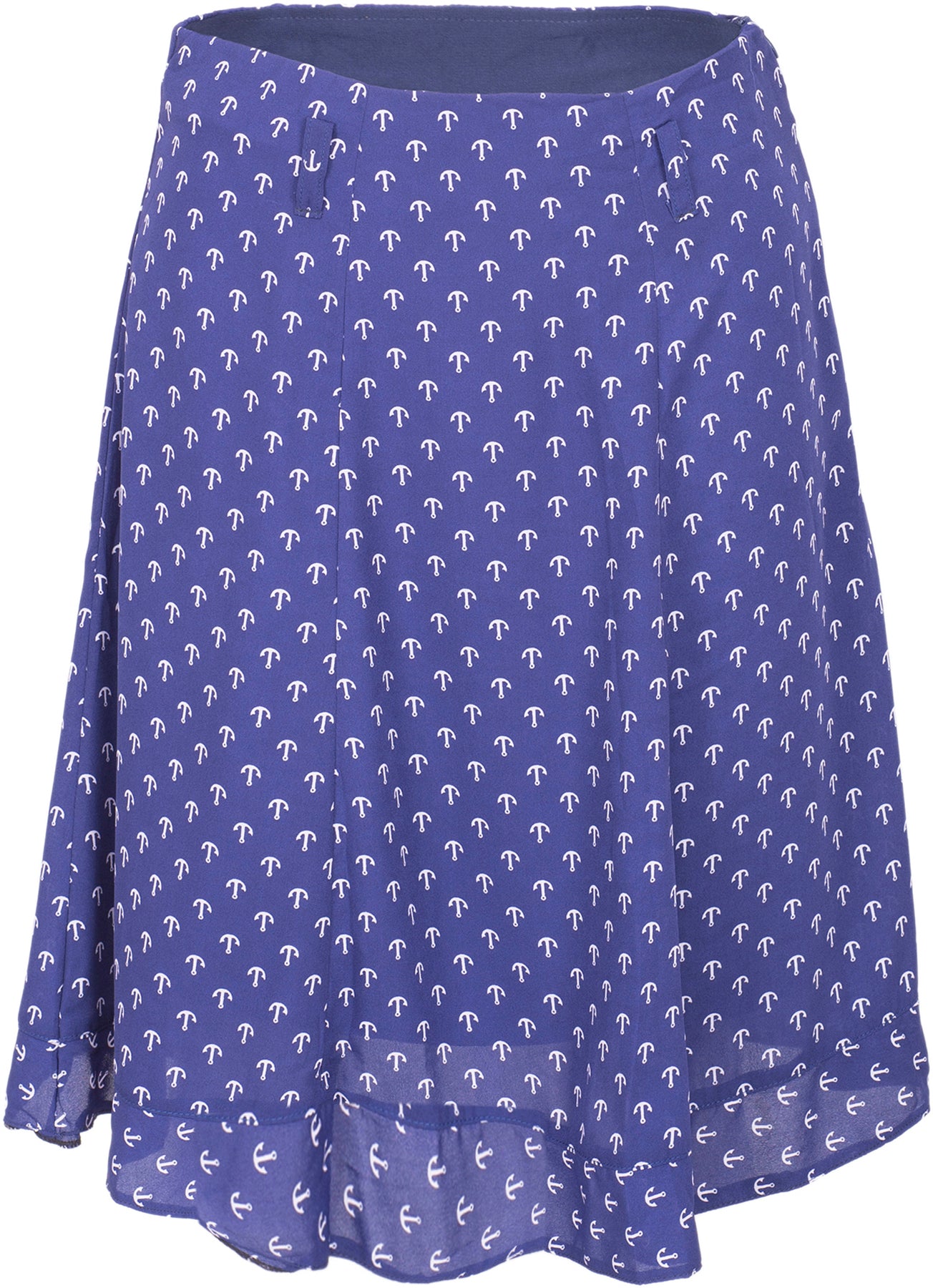 Kuestenluder_ISLA_Sailor_ANCHOR_Anker_Chiffon_Ruffle_Retro_Skirt_ROCK_killer_kirsche