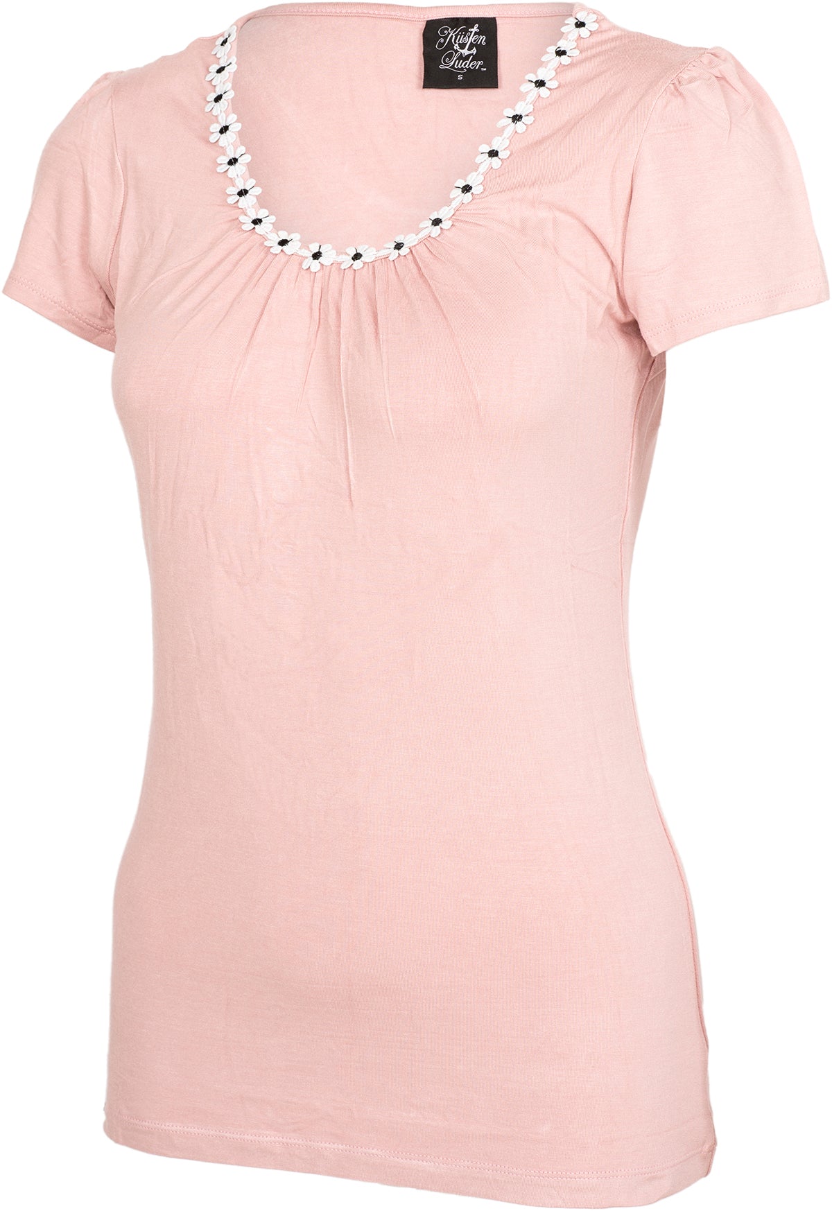 Kuestenluder_JOELLEN_Vintage_DAISY_Blumen_KURZARM_Shirt_Oberteil_-_Rosa-3PrjXKuBSn0I0e