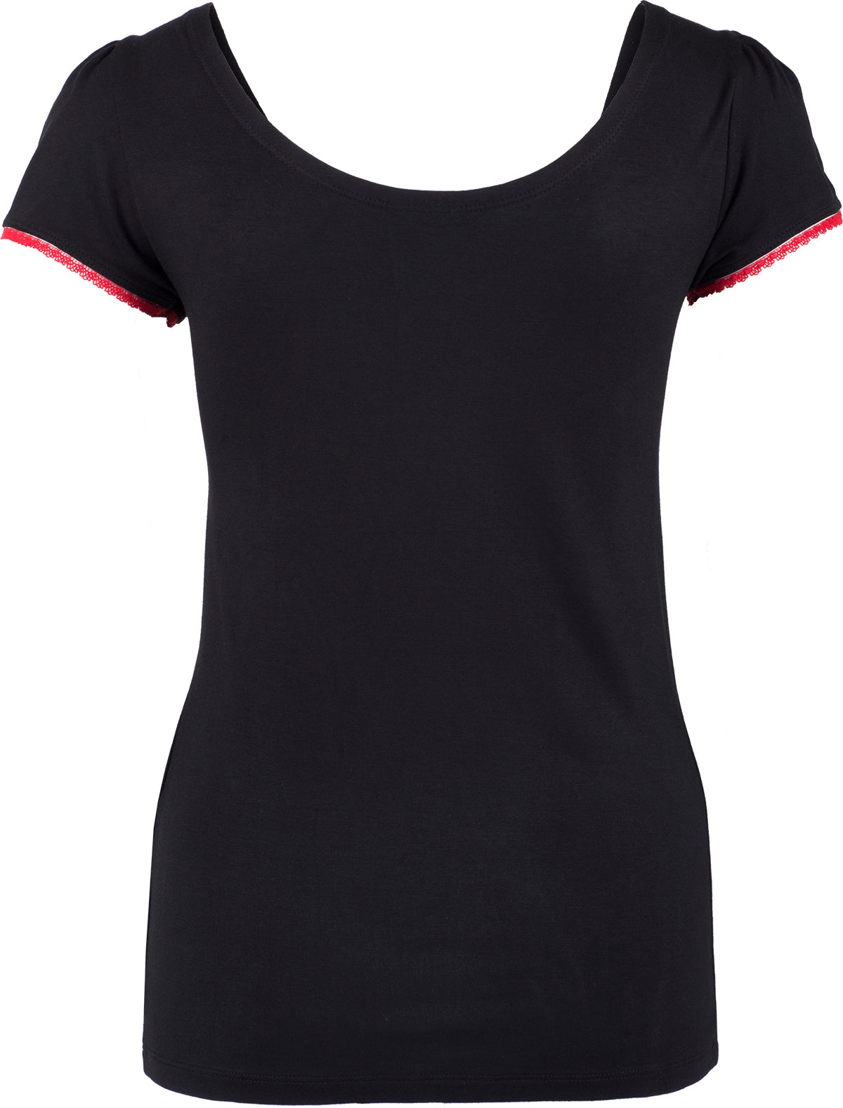 Kuestenluder_Jija_Vintage_PLAIN_Gathered_Kurzarm_Oberteil_SHIRT_Schwarz-4LbvzFV5ZSPnYt