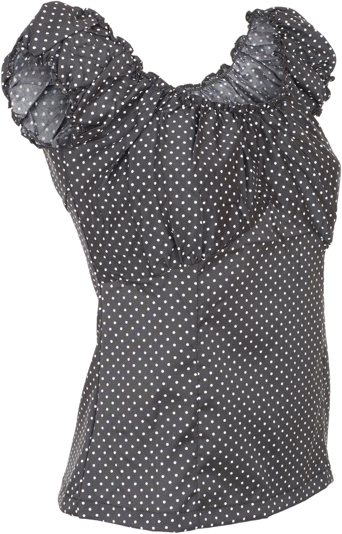 Kuestenluder_KAELLA_Vintage_POLKA_DOT_Ruffle_Carmen_Oberteil_SHIRT-2