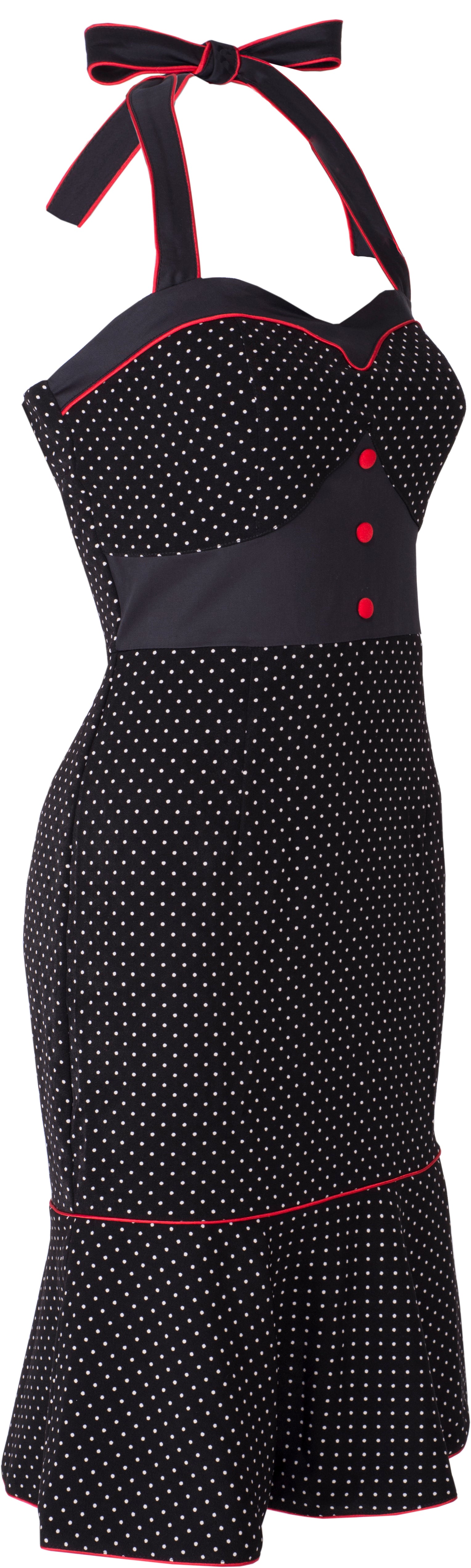 Kuestenluder_KESSY_Vintage_POLKA_DOT_Neckholder_PENCIL_DRESS_Kleid-3