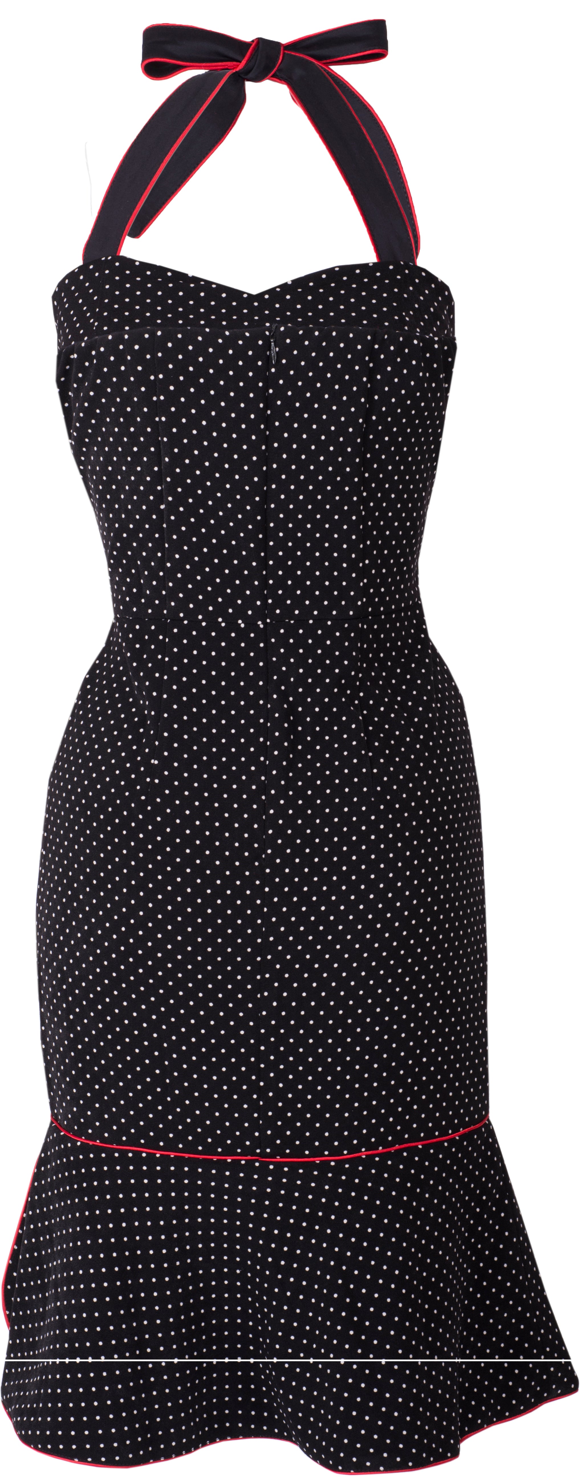 Kuestenluder_KESSY_Vintage_POLKA_DOT_Neckholder_PENCIL_DRESS_Kleid-4