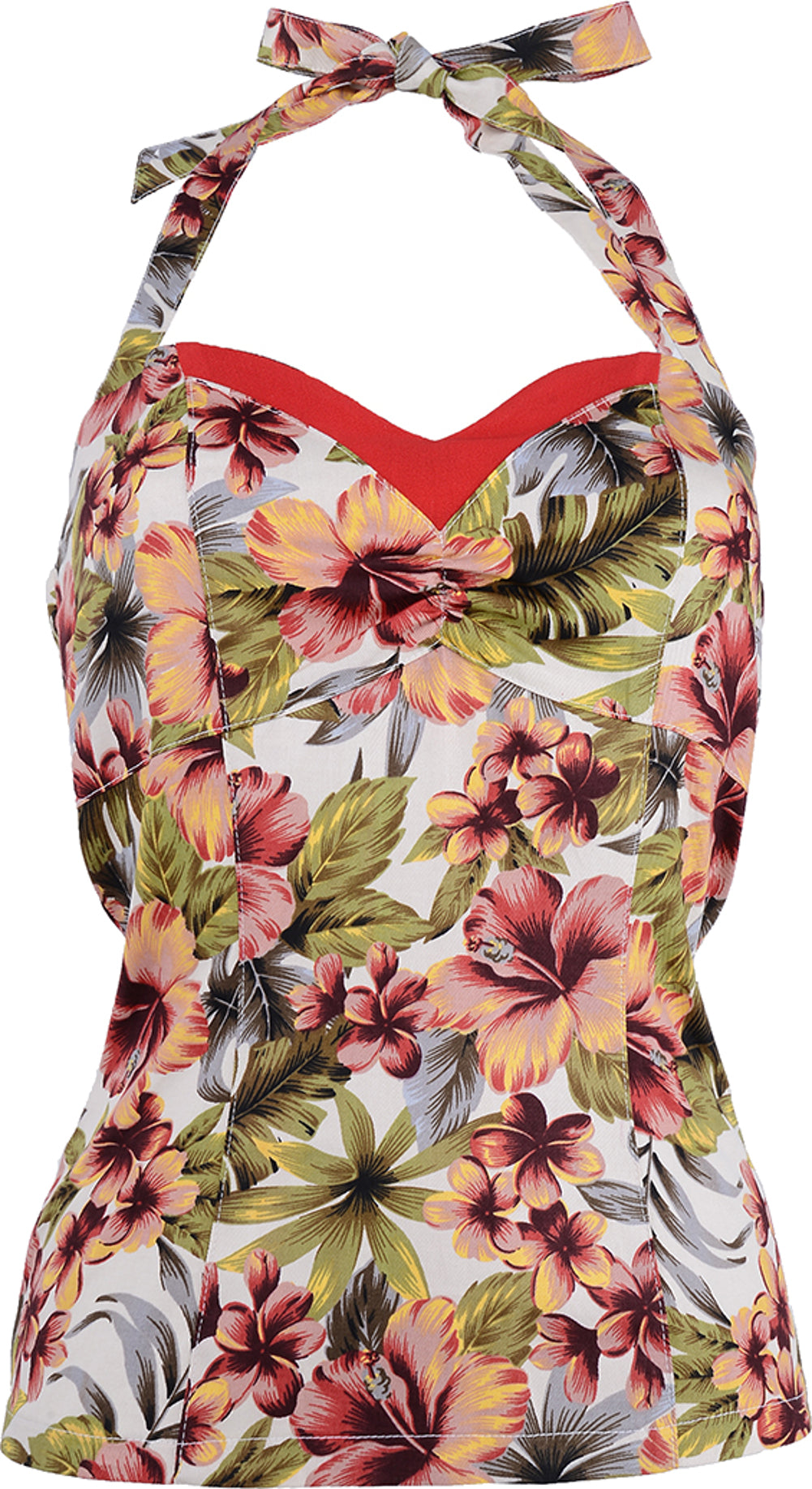 Kuestenluder_KIAH_Floral_50s_Frangipani_Neckholder_TOP_-_Weiss