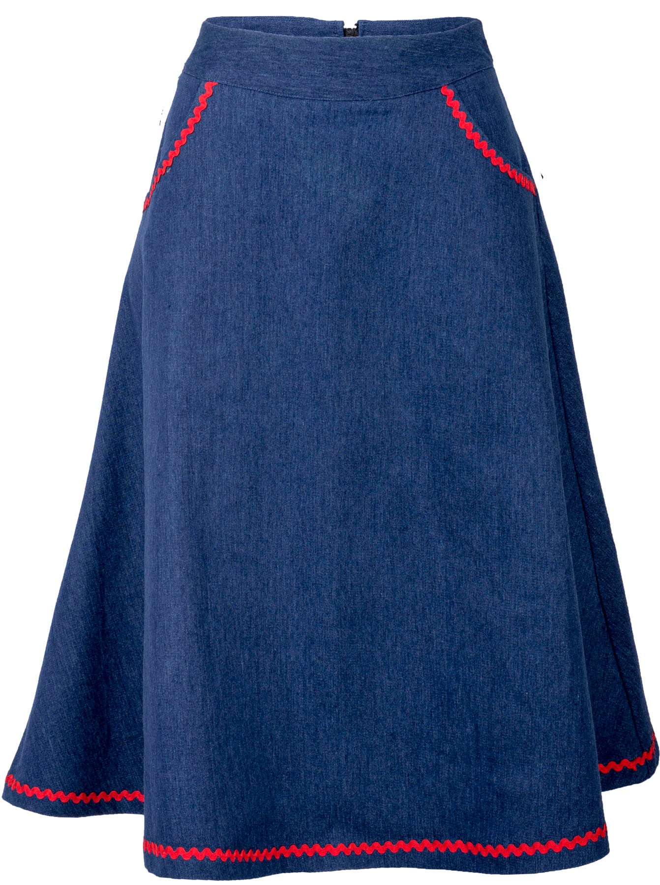 Kuestenluder_KIERA_Vintage_DENIM_Jeans_Folklore_Skirt_SWING_ROCK_killer_kirsche