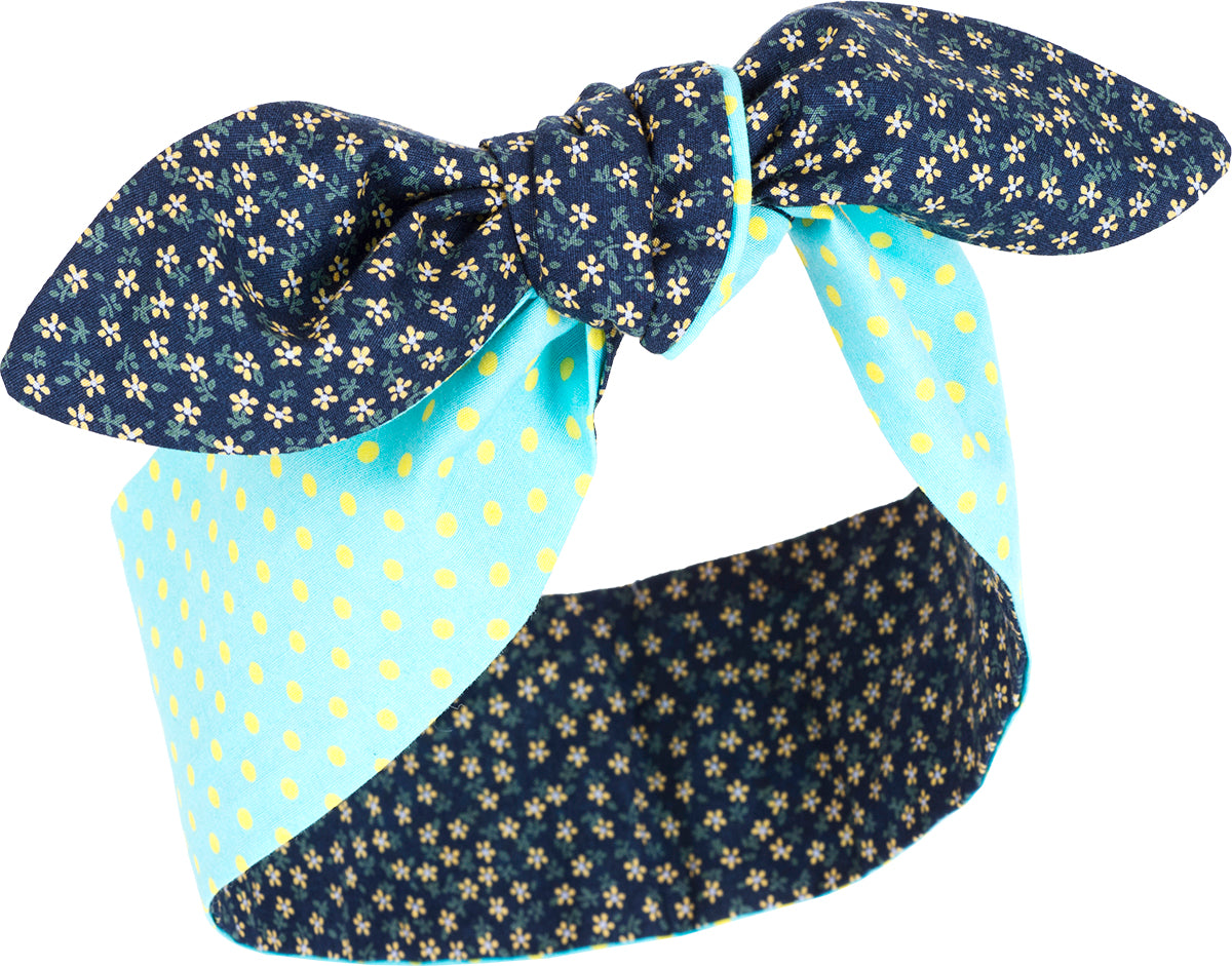 Kuestenluder_LAURIEN_Polka_Dot_PUNKTE_Floral_Blumen_HAARBAND_Hair_Band-3HfbcS9DrMFC4Y
