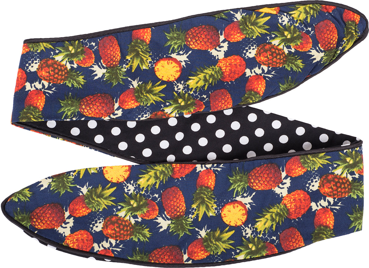 Kuestenluder_LEDA_Polka_Dot_ANANAS_Pineapple_Paspel_HAARBAND_Hair_Band-4