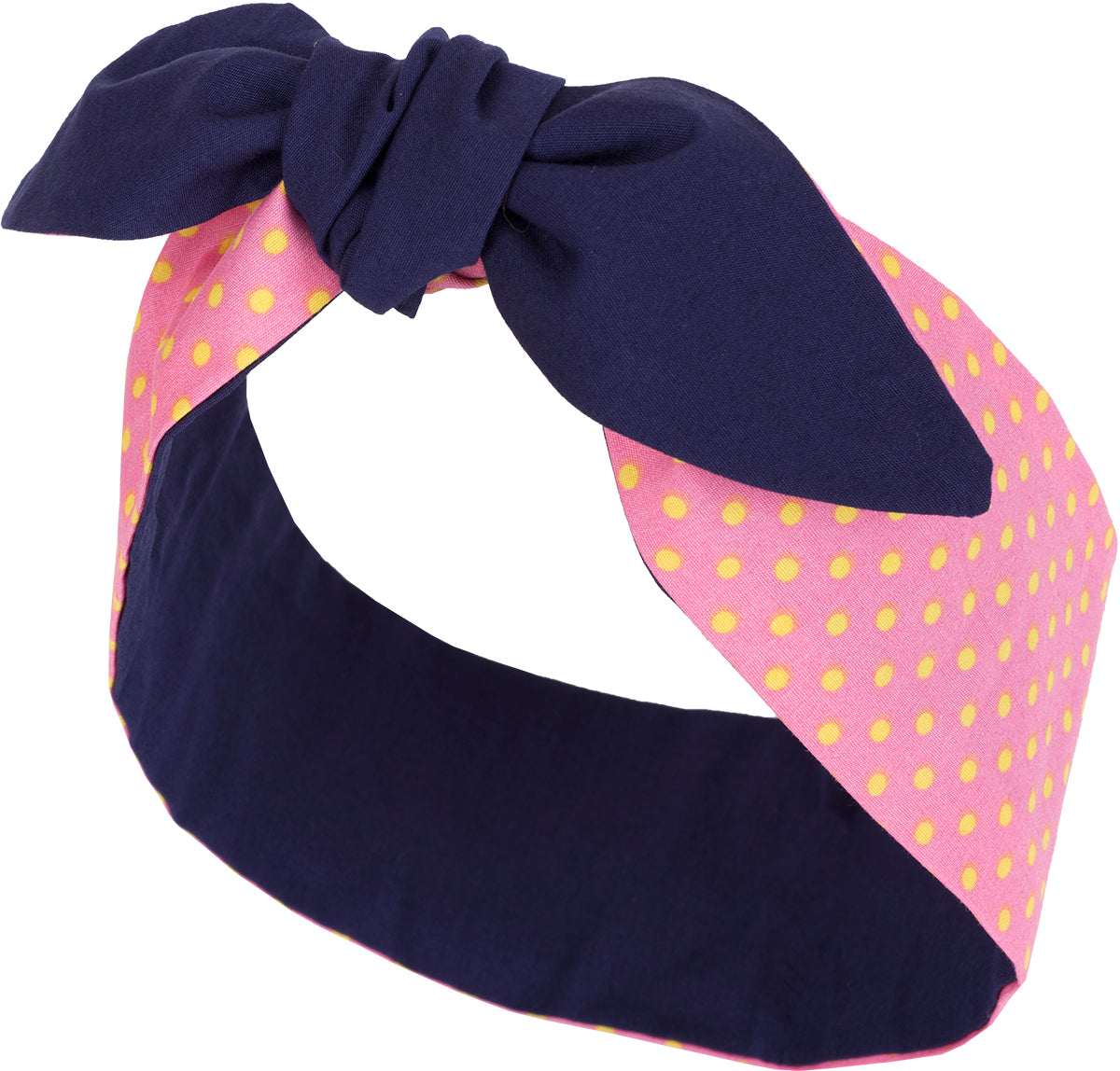 Kuestenluder_LEIVA_Polka_Dot_PUNKTE_Vintage_PLAIN_HAARBAND_Hair_Band-2