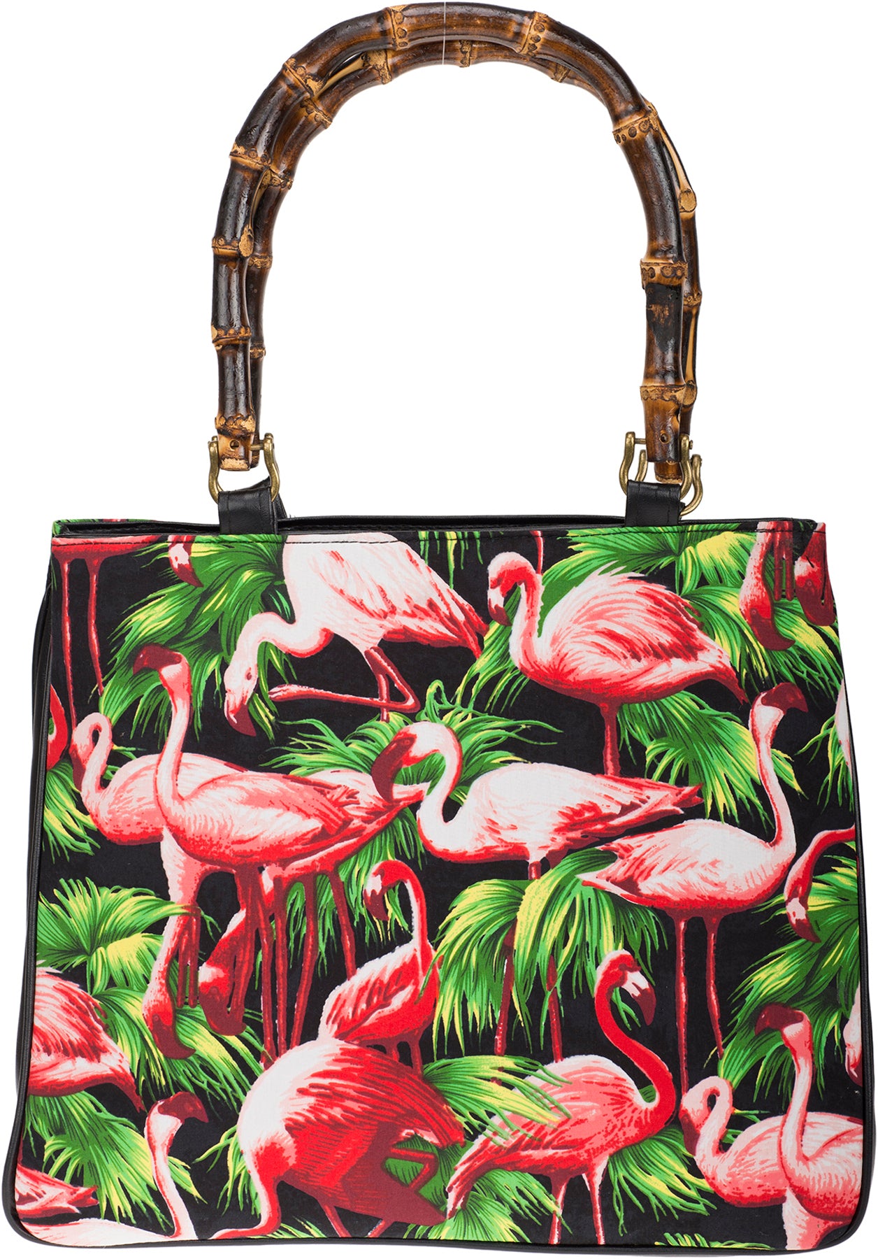 Kuestenluder_LIANNA_Tropical_FLAMINGO_Tiki_BAmbus_BAMBOO_Vintage_HANDTASCHE_killer_kirsche