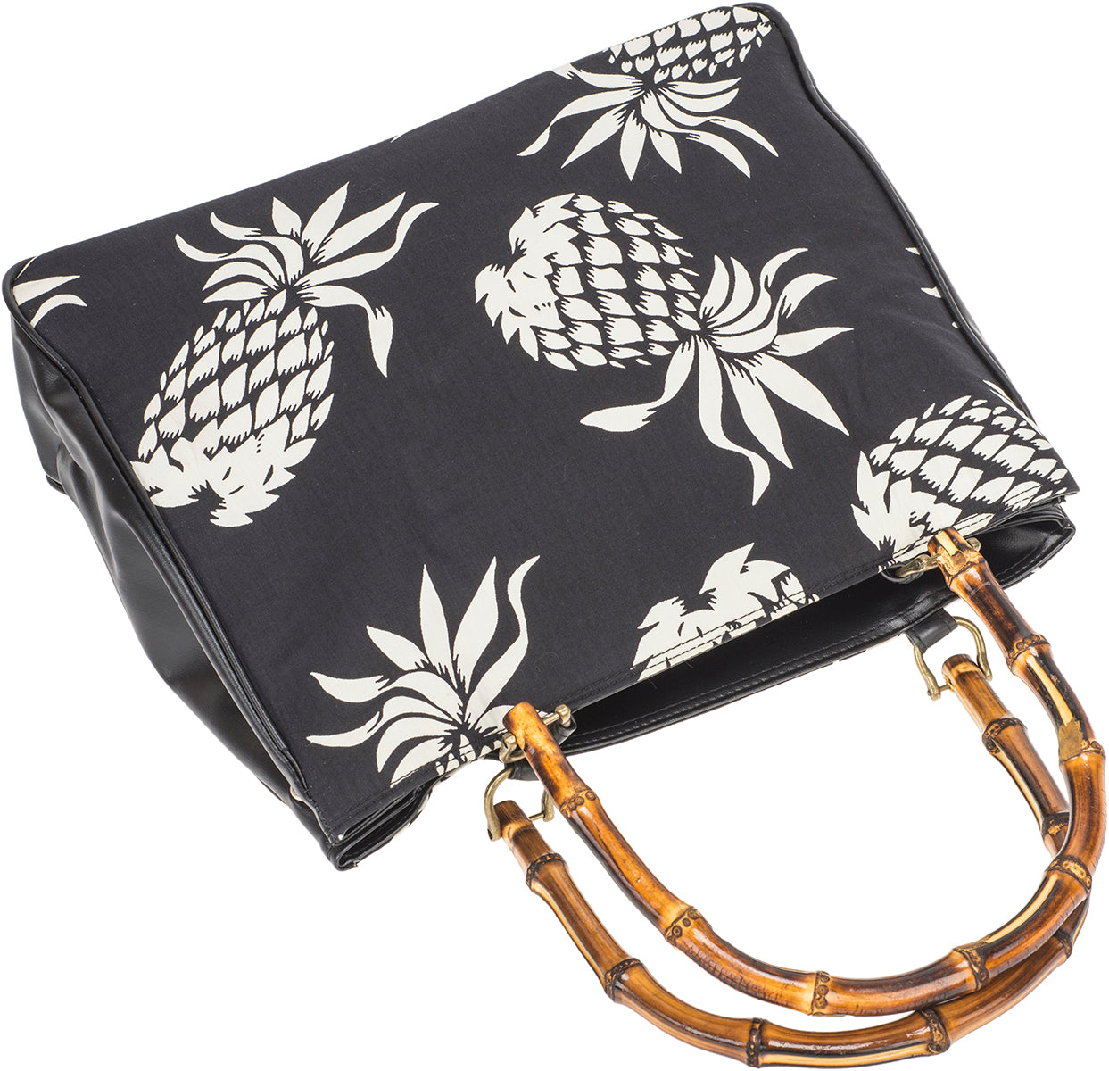 Kuestenluder_LIANNA_Tropical_PINEAPPLE_Ananas_TIKI_Bamboo_HANDTASCHE-5bW7Wu2yUJnvJu
