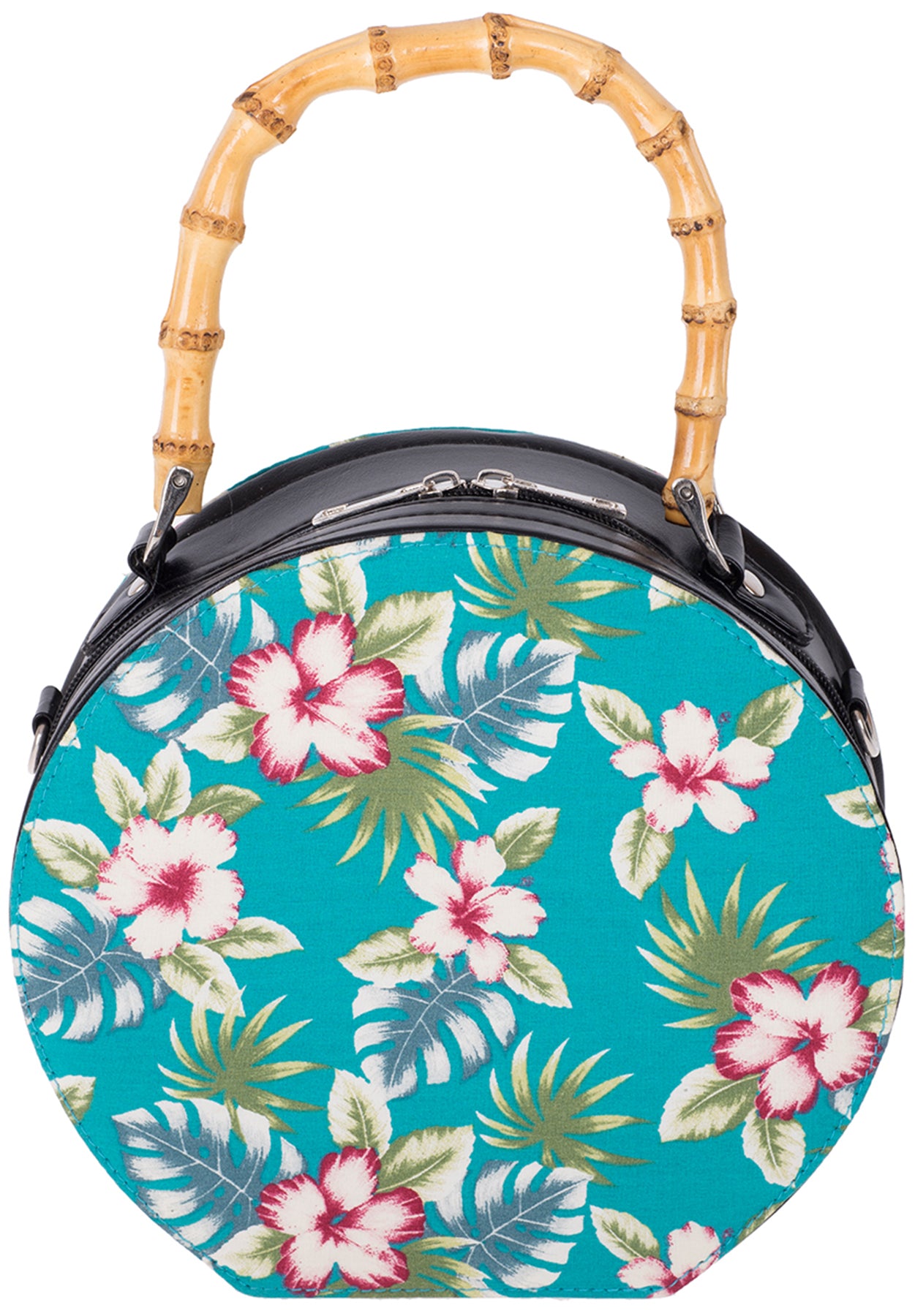 Kuestenluder_LIEKA_TROPICAL_FRANGIPANI_Palmblatt_BAMBUS_TASCHE_Handbag_killer_kirsche