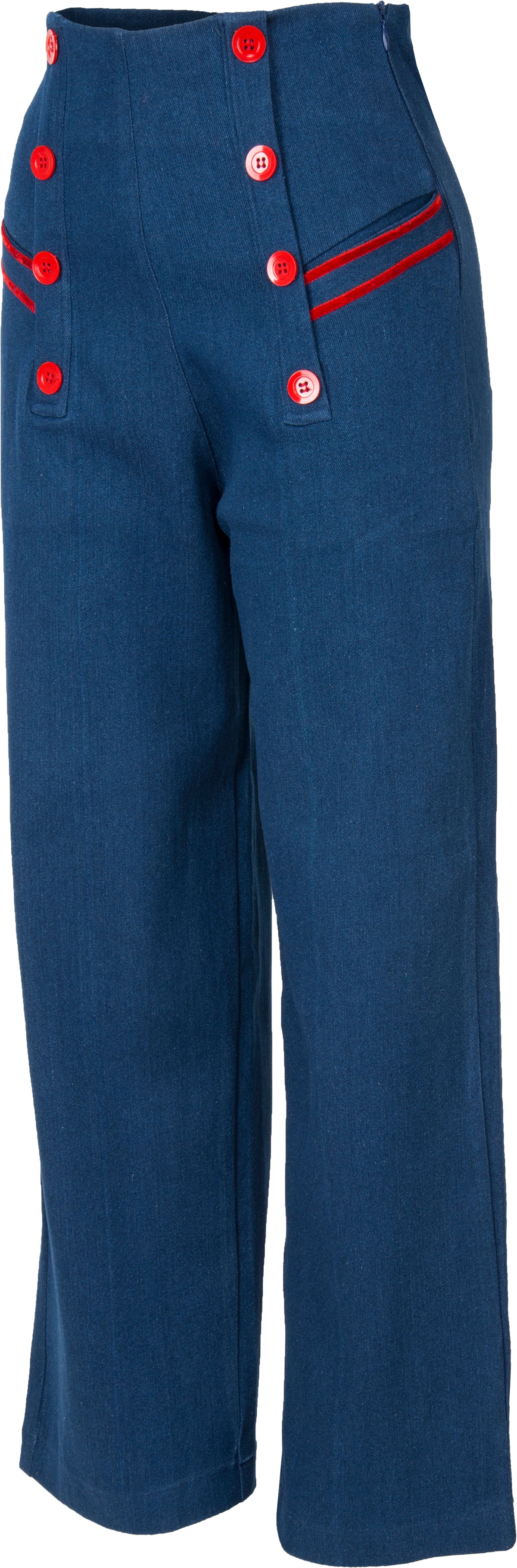 Kuestenluder_LILITH_Sailor_HIGH_WAISTED_Denim_MARLENE_Jeans_Hose-2