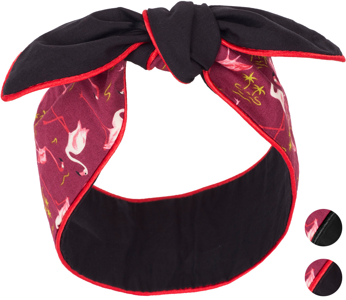 Kuestenluder_LOO_Retro_FLAMINGO_Palmen_Paspel_HAARBAND_Hair_Band_GalerieQbcJxM8RfTaAJ