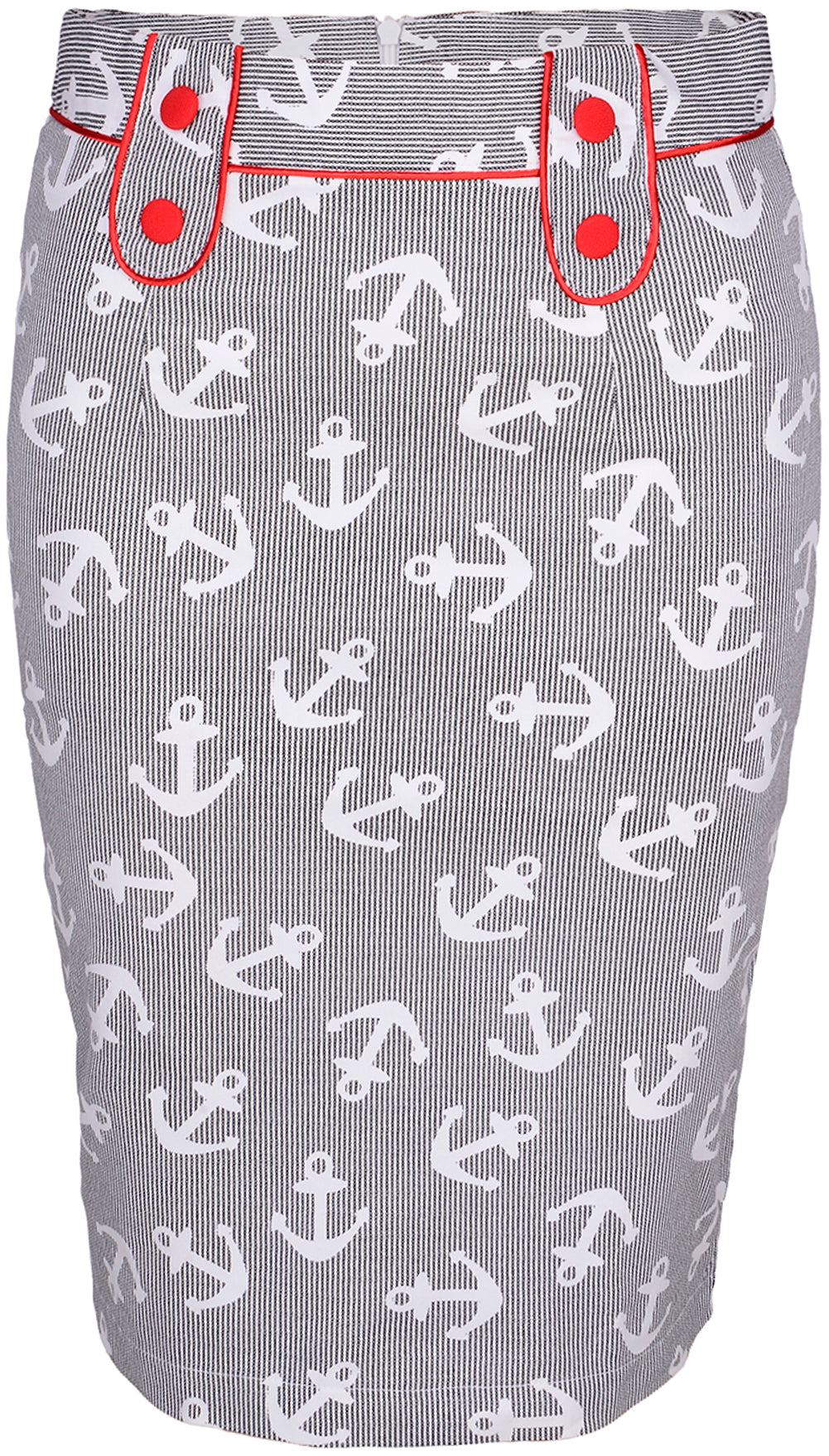 Kuestenluder_LUETTA_Sailor_Anchor_Nautical_ANKER_Pencil_Skirt_ROCK