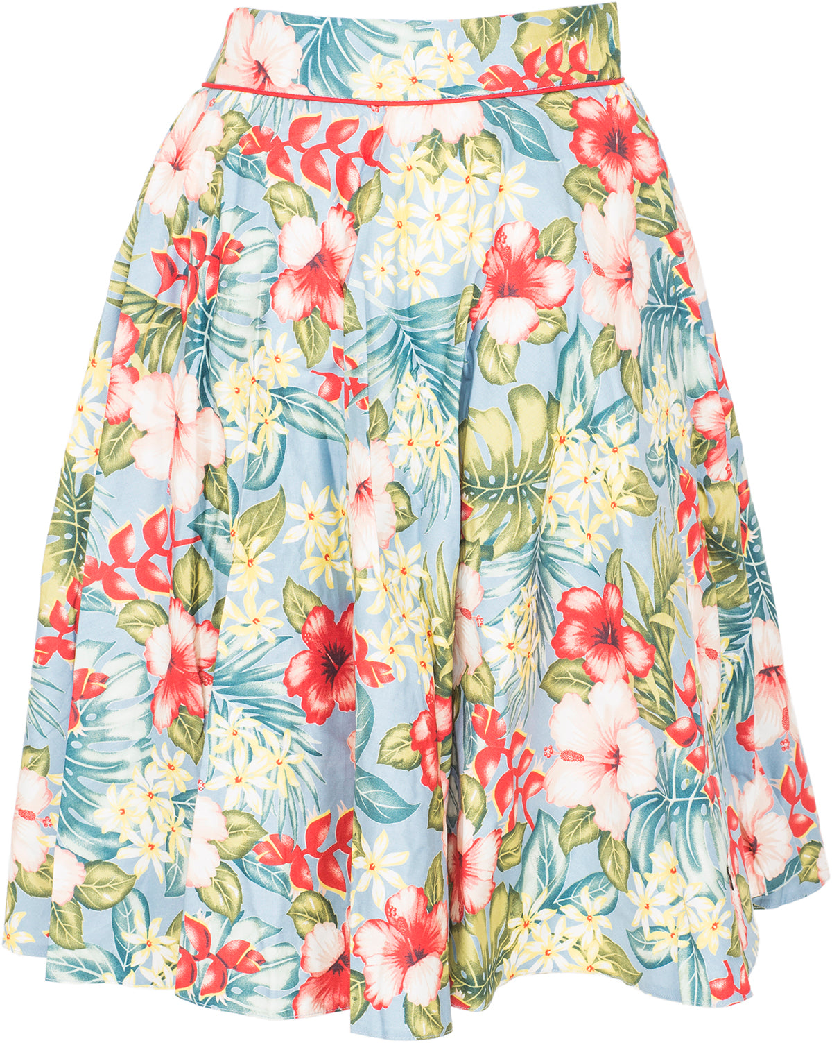 Kuestenluder_MAKAYLA_Vintage_TROPICAL_Floral_Blueten_TIKI_Swing_Skirt_ROCK-1