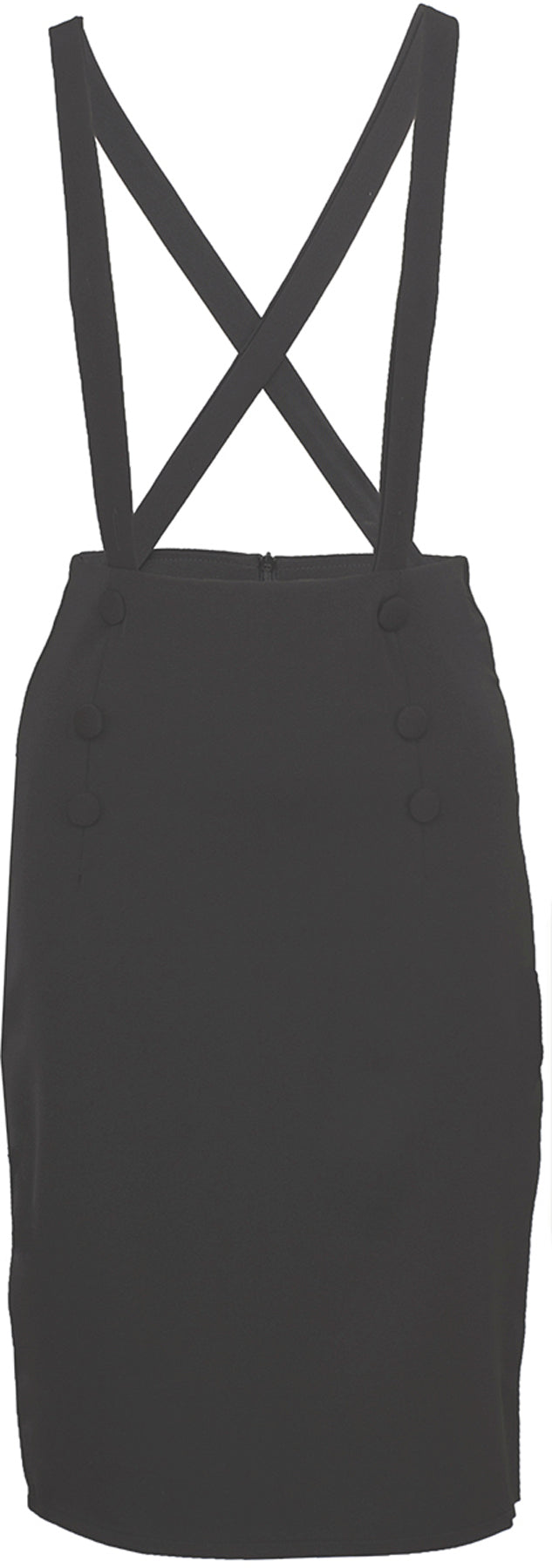 Kuestenluder_MALENA_Matrosen_PIN_UP_Retro_PENCIL_SKIRT_Bleistiftrock_-_Schwarz_killer_kirsche