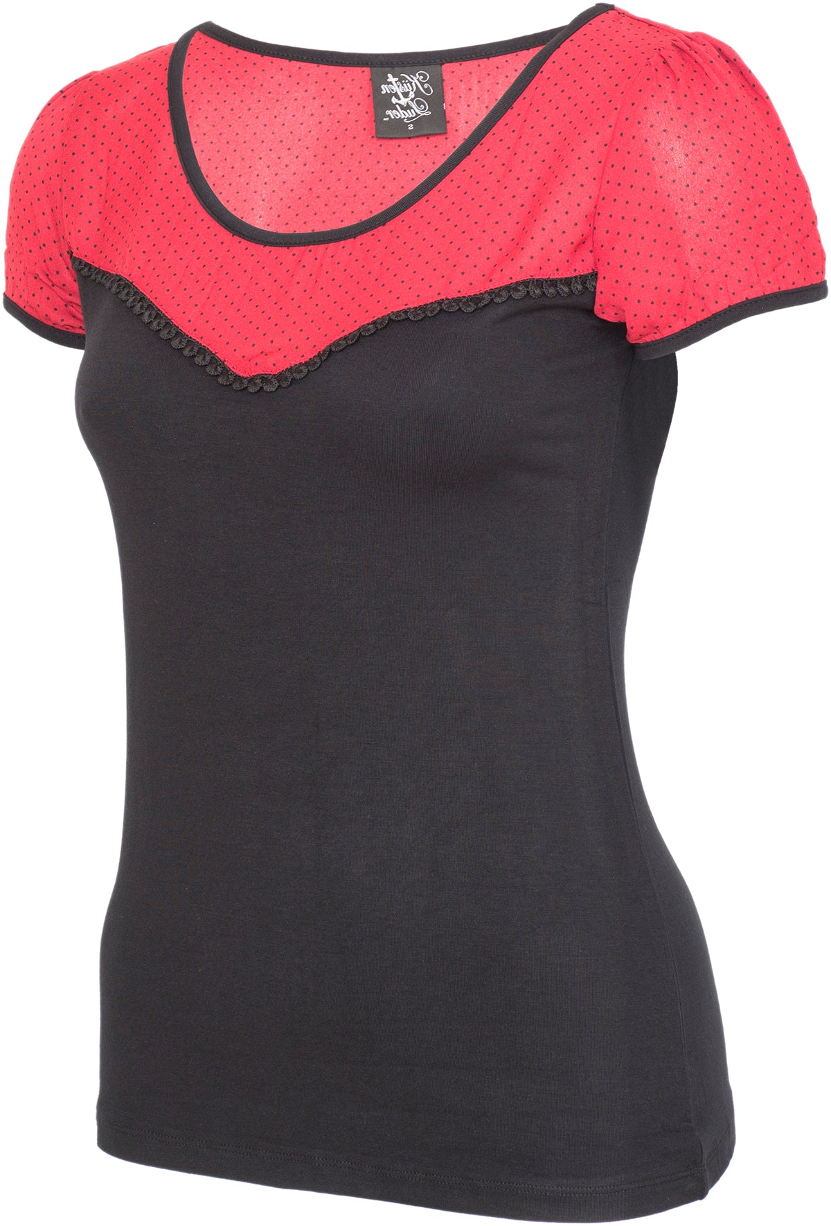 Kuestenluder_MARIOLA_Vintage_Chiffon_POLKA_DOT_Pompom_Oberteil_SHIRT-3Qhf7o0fpCtmlf