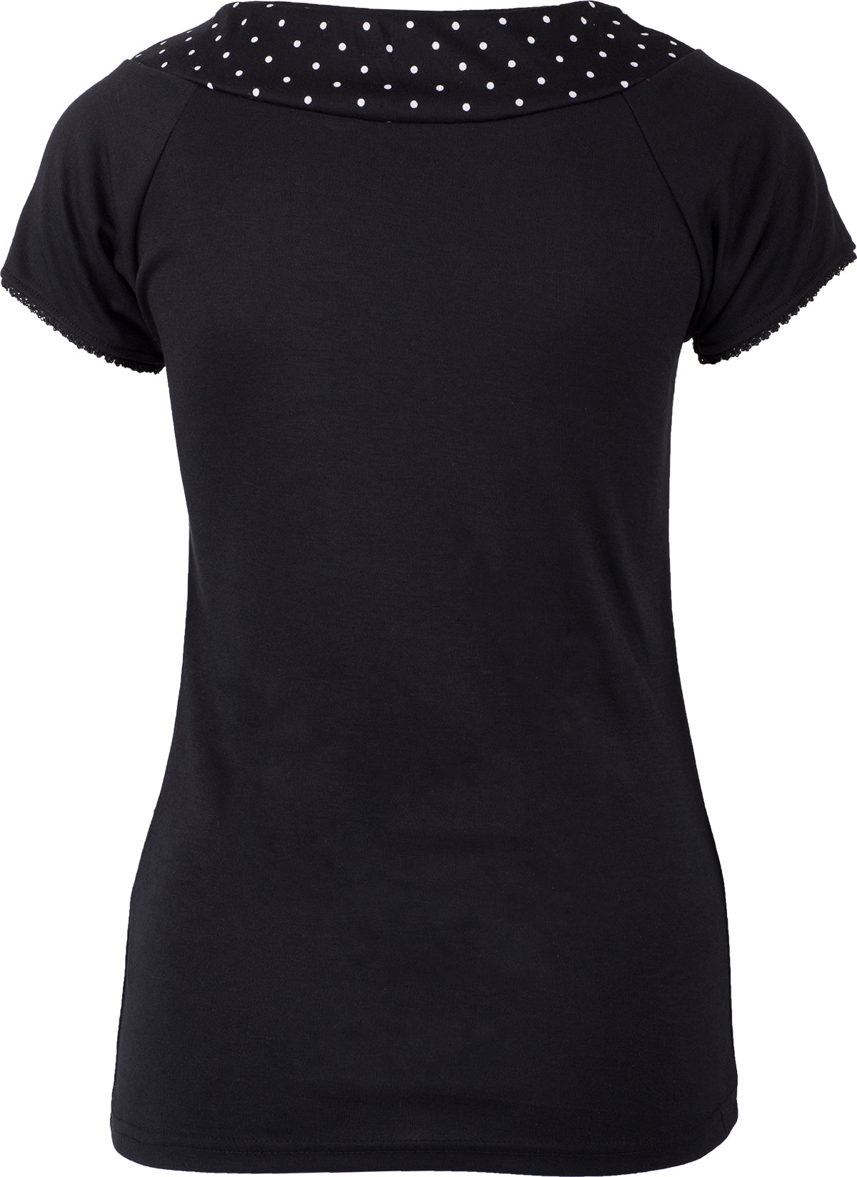 Kuestenluder_MARITH_Vintage_PUNKTE_Dots_Kurzarm_SHIRT_Oberteil_Schwarz-4rxfPwbZOA3L57