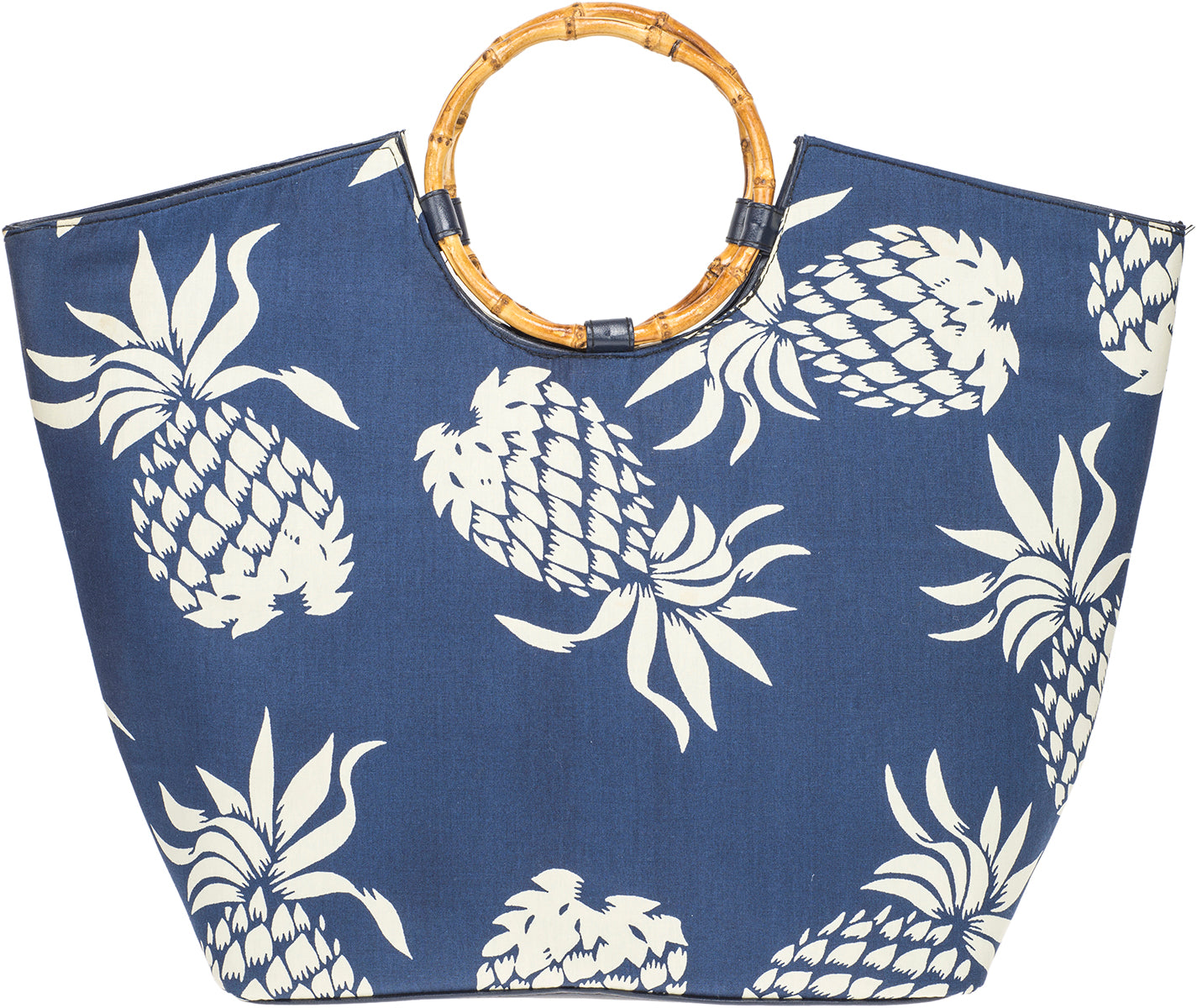 Kuestenluder_MARLA_Tropical_PINEAPPLE_Ananas_Tiki_BAMBOO_Tasche_SHOPPER-4