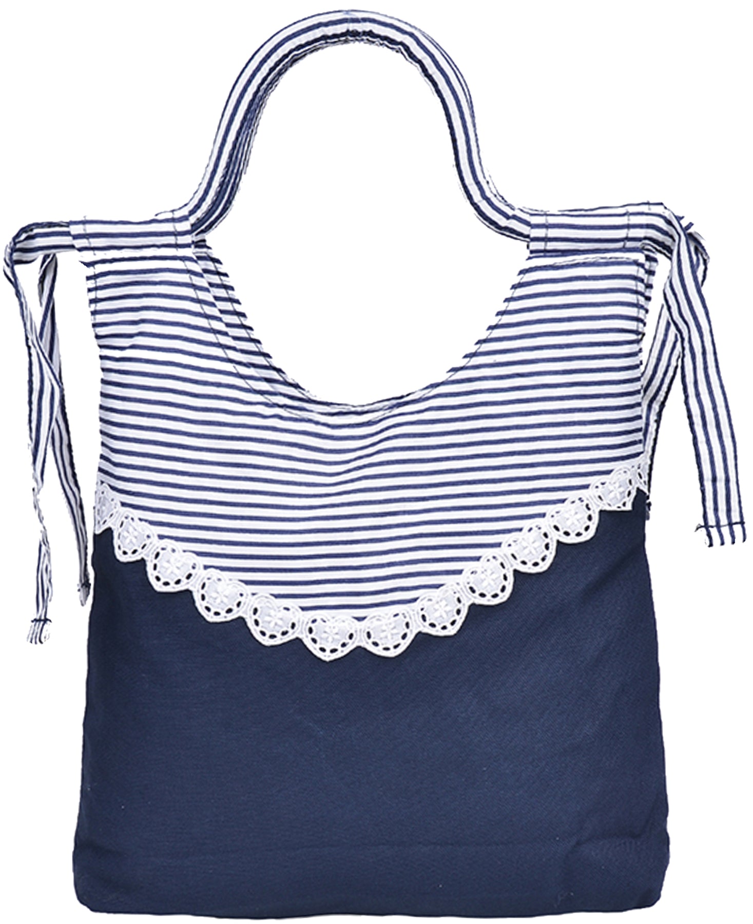 Kuestenluder_MARSHA_HEART_LACE_STRIPED_Vintage_Streifen_RETRO_Handtasche_-_Blau_killer_kirscheAEvhGSDBXIrFo