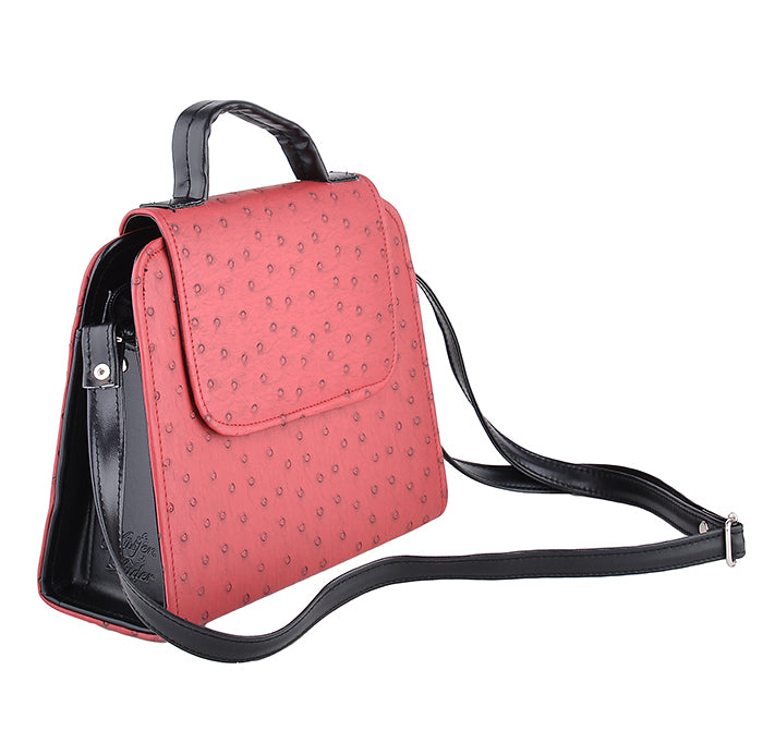 Kuestenluder_MARTA_Fake_Ostrich_Vintage_40s_Strauss_HANDTASCHE_1