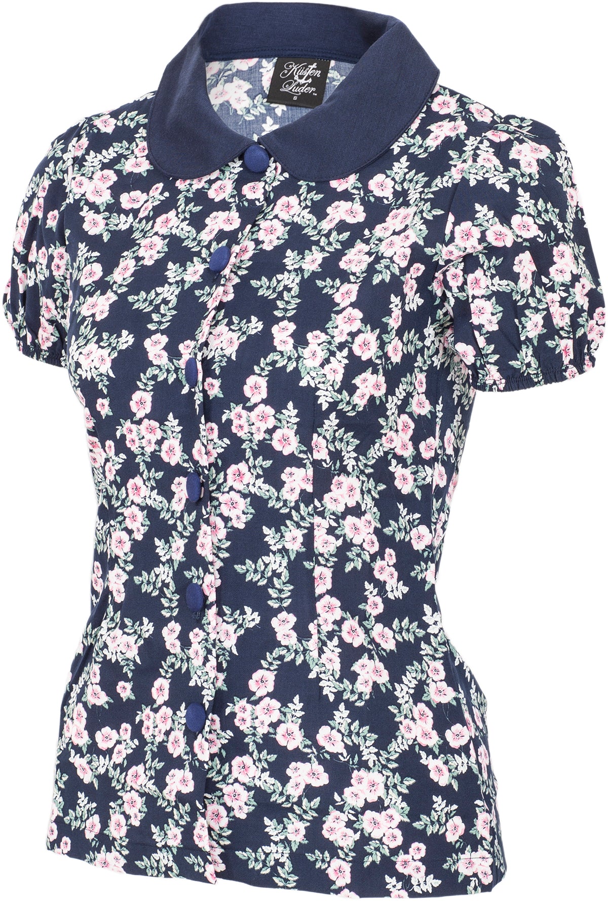 Kuestenluder_MELINA_Floral_WILDROSE_Bubikragen_Vintage_BLUSE_Oberteil-3