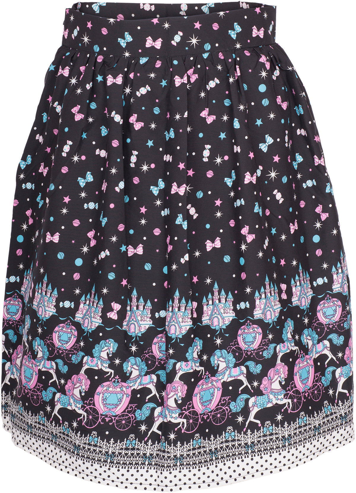 Kuestenluder_MERISSA_Carriage_Pferde_CASTLES_Schleifen_ROCK_Skirt_-_SchwarzrosaKSU6DE0XgqWCW
